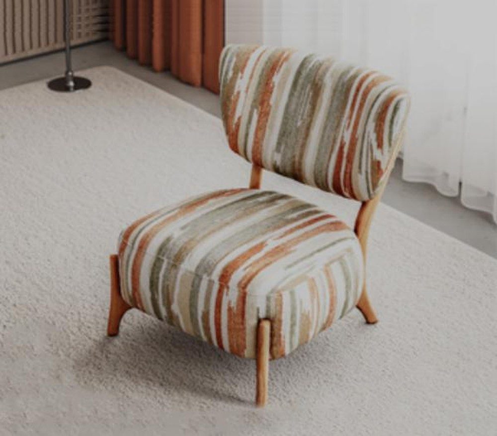JVmoebel Sessel Eleganter Einzelsessel in modernem mehrfarbigem Design (1-St., 1x Sessel), Made in Europa