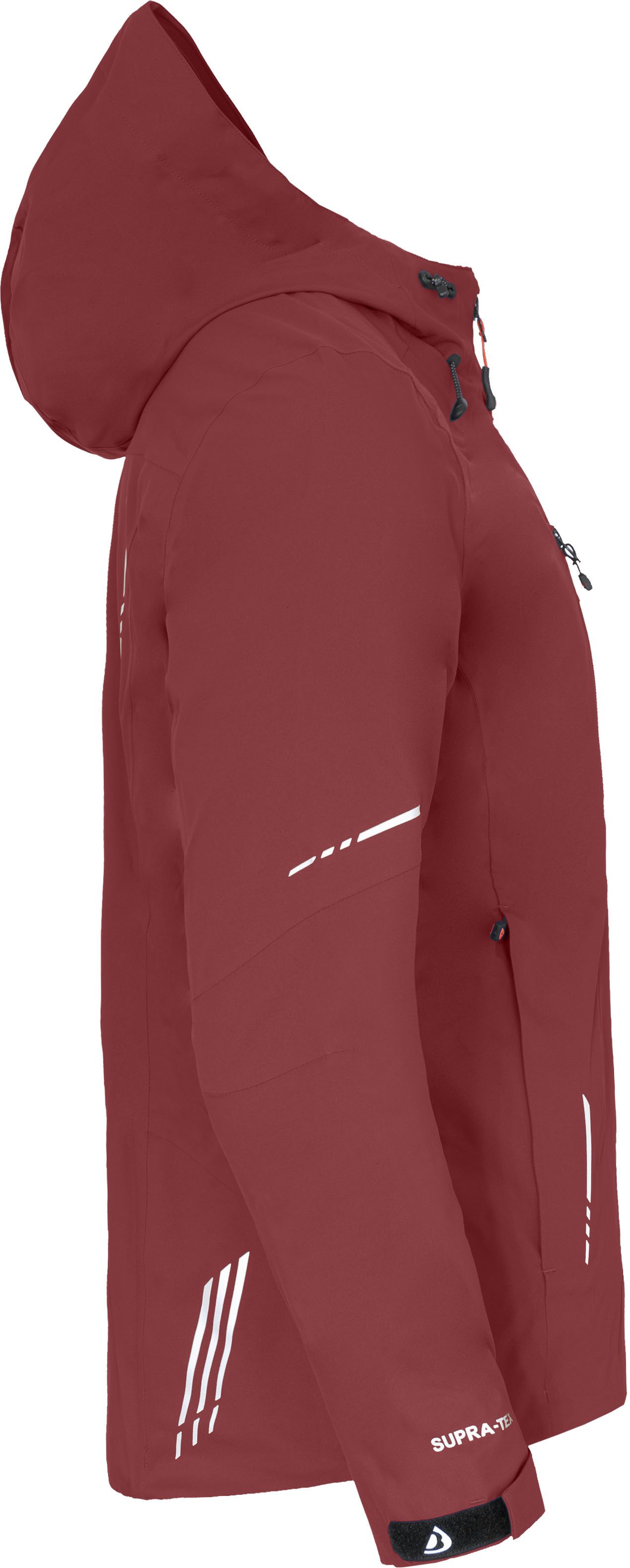 Bergson Regenjacke SKIEN Herren Regenjacke, recycelt, Netzfutter, 20000 mm Wassersäule, Langgr