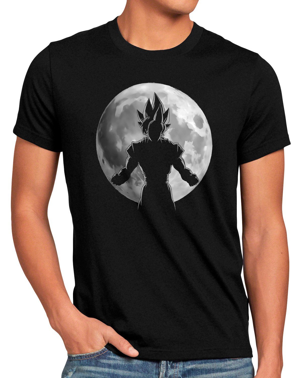 style3 Print-Shirt Herren T-Shirt Super Saiyan Warrior super dragonball z gt songoku breakers the kakarot