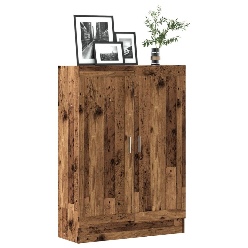 vidaXL Bücherregal NA Bücherschrank Altholz-Optik 82,5x30,5x115 cm Spanplatte