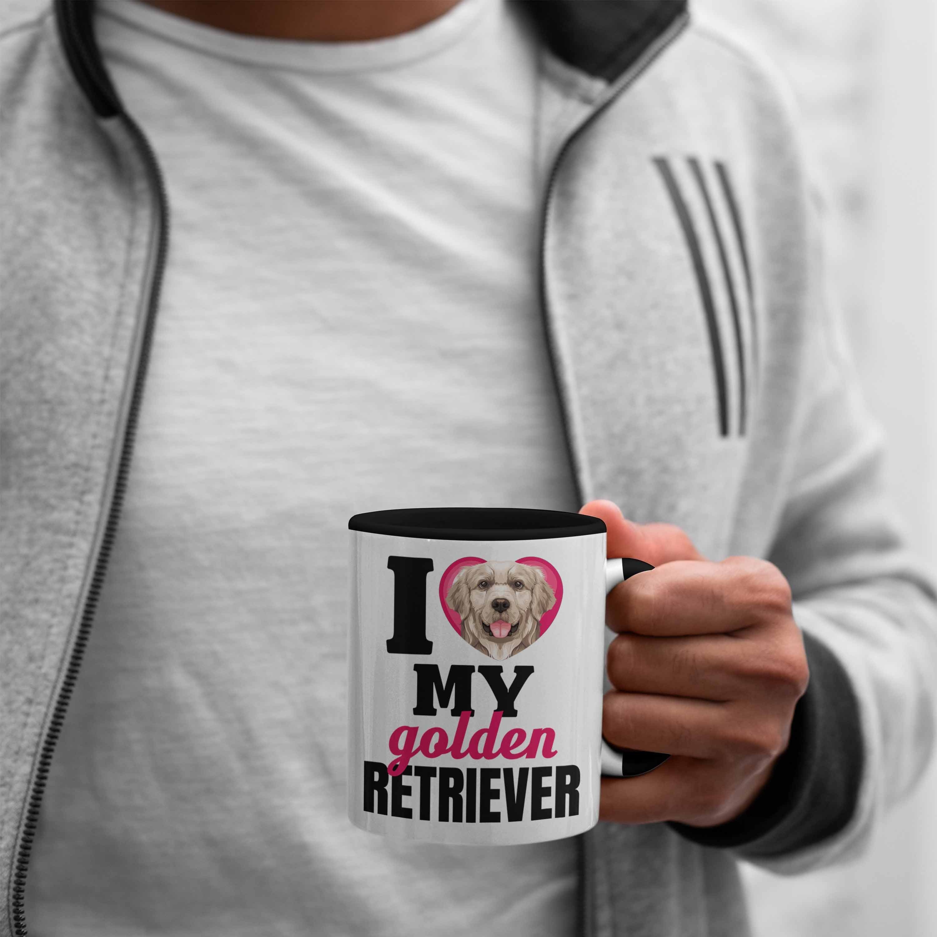 Tasse Lustiger Geschenkide Schwarz Golden Besitzerin Trendation Spruch Retriever Tasse Geschenk