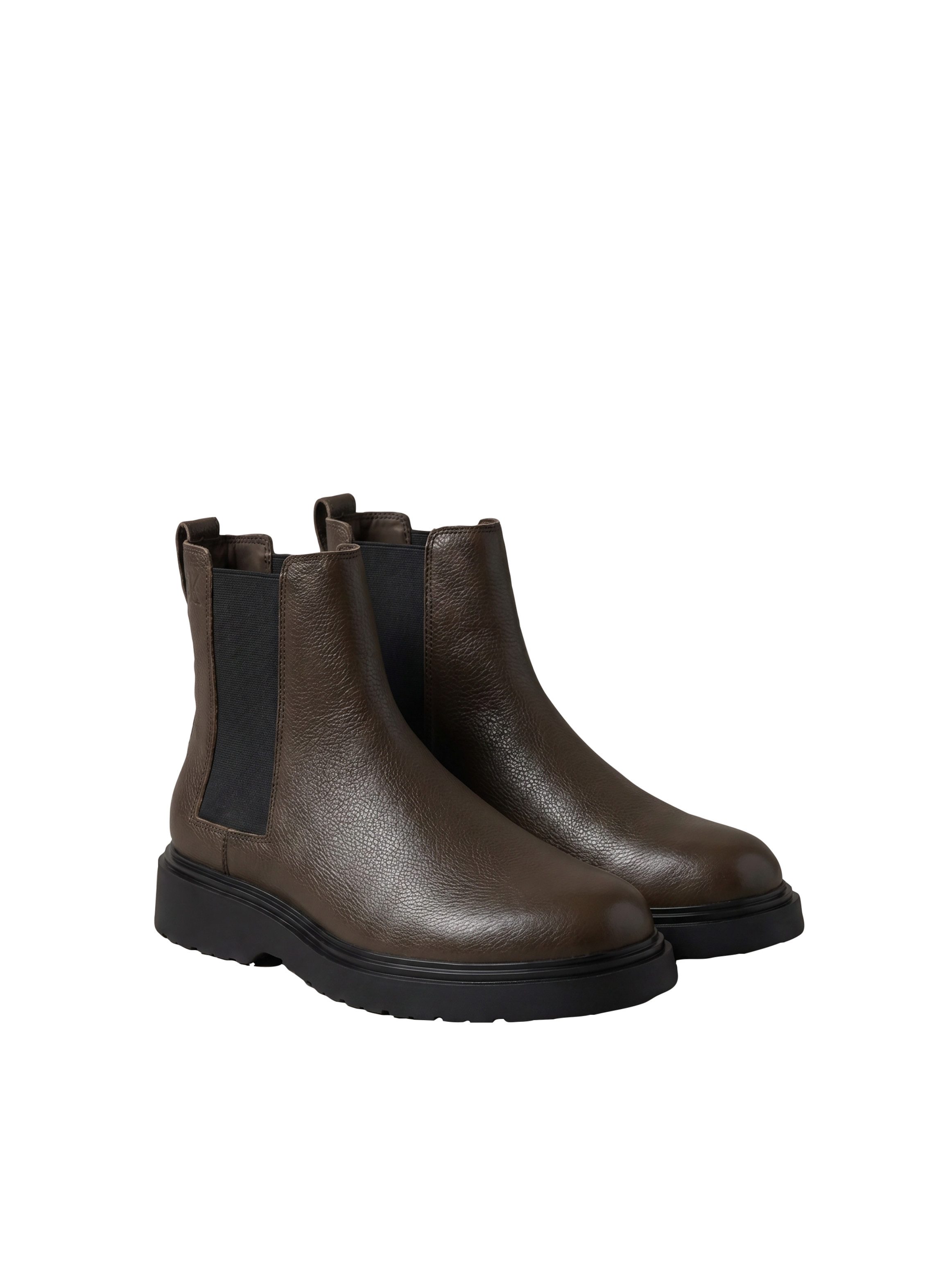 Calvin Klein Jeans COMBAT ESS CHELSEA BOOT LTH Chelseaboots Klassik-Stiefelette, Schlupfboots mit Stretcheinsätzen