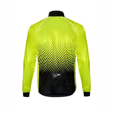 prolog cycling wear Funktionsjacke Herren Winter Fahrradjacke Thermo "NORMAL Safety", normal geschnitten