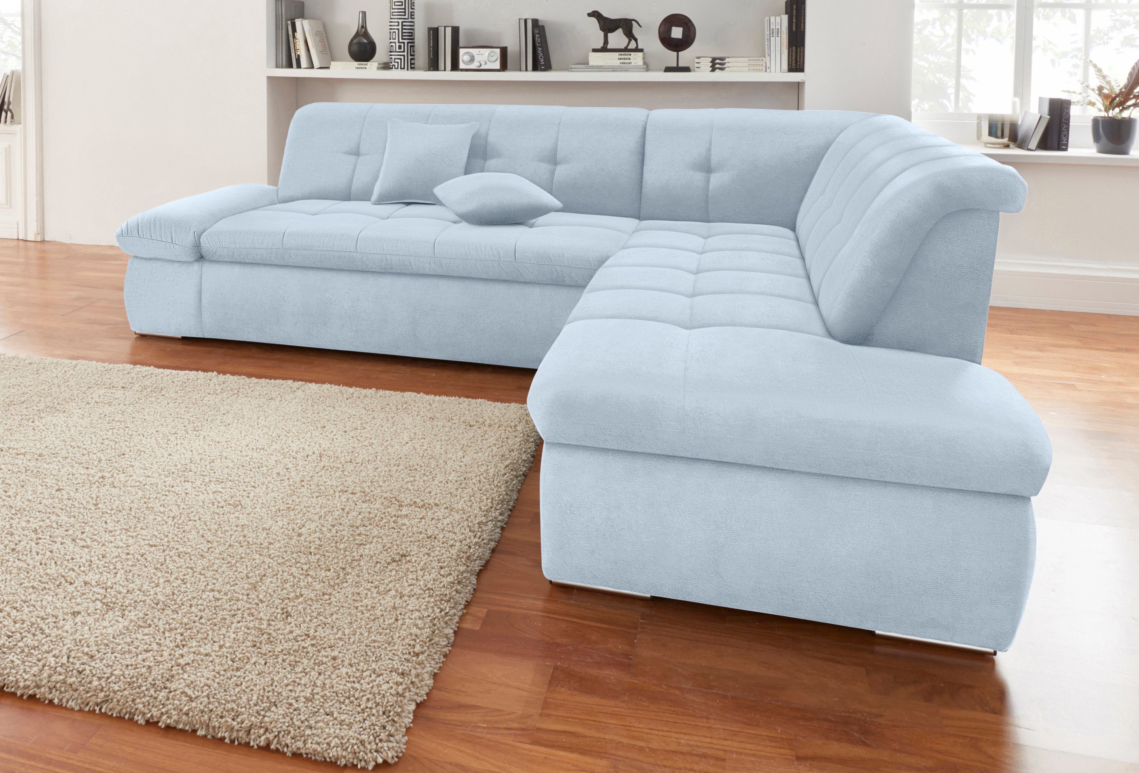 DOMO collection Ecksofa NMoric incl. Zierkissen günstig online kaufen