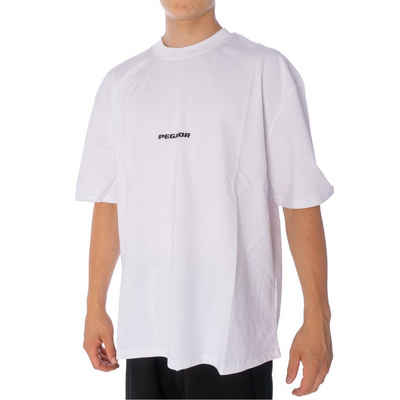 Pegador T-Shirt Pegador Colne Logo Oversized T-Shirt Herren white (1-tlg)