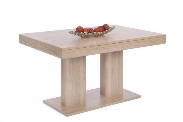 Säulen-Esstisch »Heilbronn«, Sonoma Eiche ausziehbar 140(180/220)x90x79 cm Säulen-Esstisch »Heilbronn«, Sonoma Eiche ausziehbar 140(180/220)x90x79 cm
