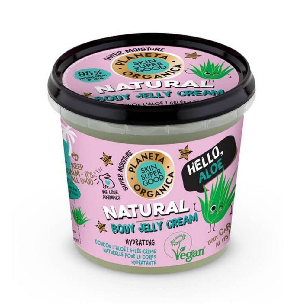 Good Super aloe Cream vera Organica Hallo - Körperpflegemittel EUROBIOLAB Body Aloe Planeta Skin