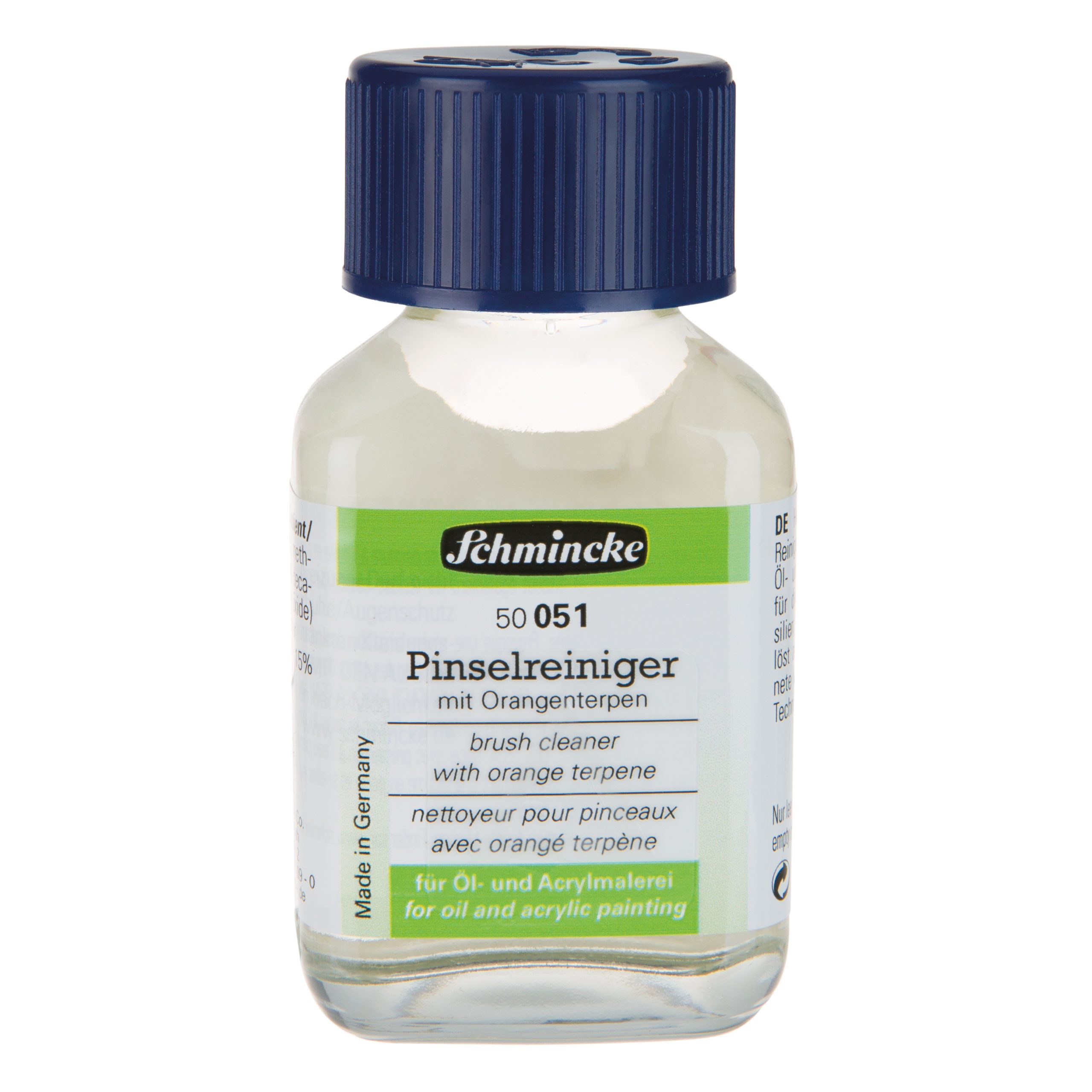 Schmincke Ölfarbe Pinselreiniger mit Orangenterpen - 60ml Öl Hilfsmittel 50 051 025