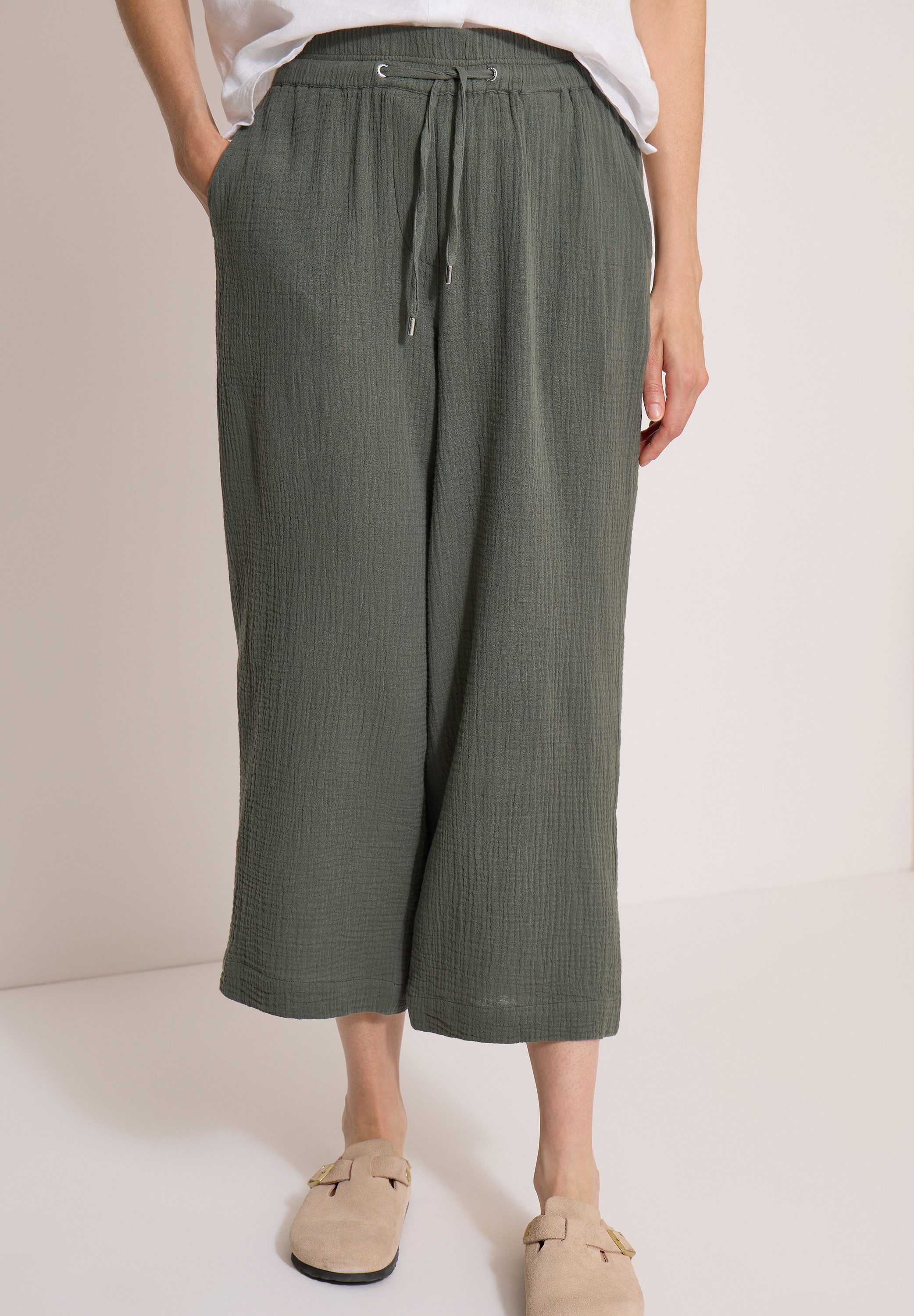 CECIL Stoffhose High Waist
