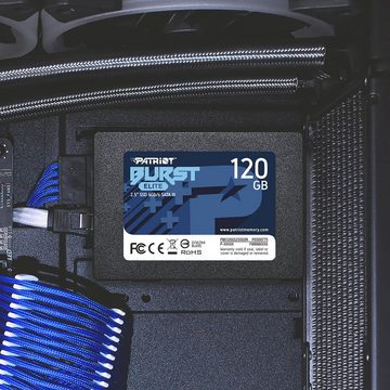 Patriot Burst Elite 120 GB SSD-Festplatte (120 GB) 2,5""