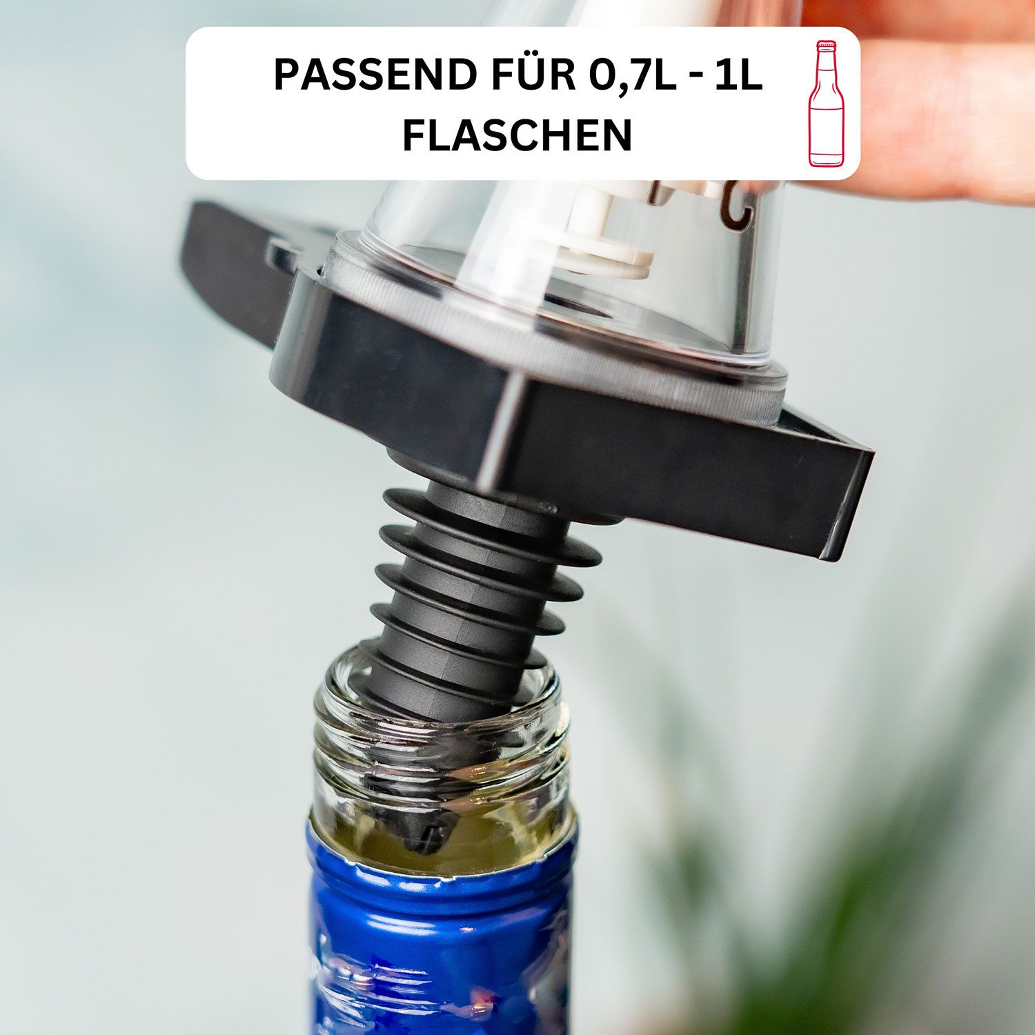 WESTMARK Flaschenausgießer Spirituosen-Dosiergerät »Standard« 2 cl, BPA-frei, maßgenaues Eingießen und Dosieren