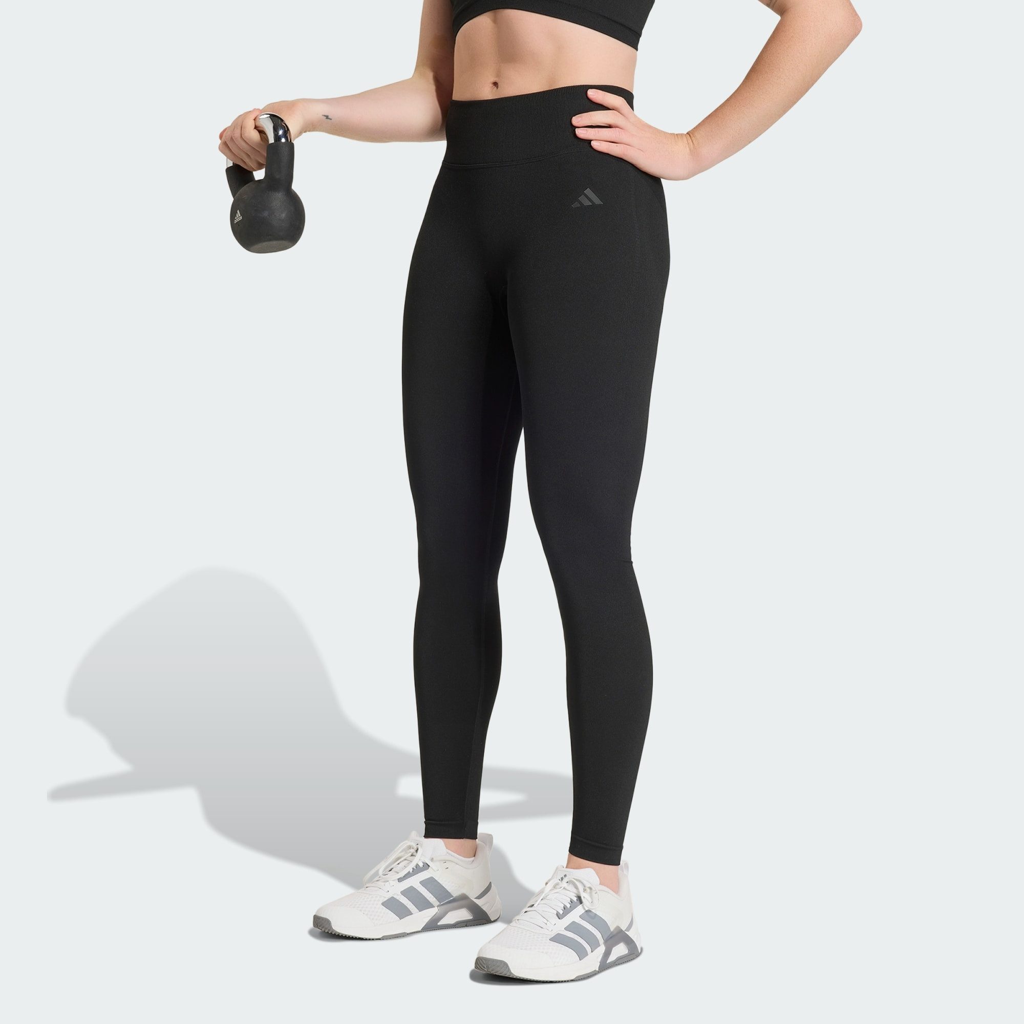 adidas Performance Leggings WORKOUT ESSENTIALS KNIT SCRUNCH 7/8 LEGGINGS (1-tlg)