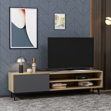 DEMA Home TV-Rack TV Schrank Bliss, Breite 160 cm, Fernseher bis zu 32-70 Zoll