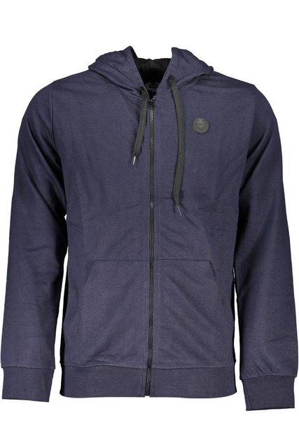 GIAN MARCO VENTURI Sweatshirt Herren Kapuzen-Sweatshirt Blau mit Reißversch günstig online kaufen