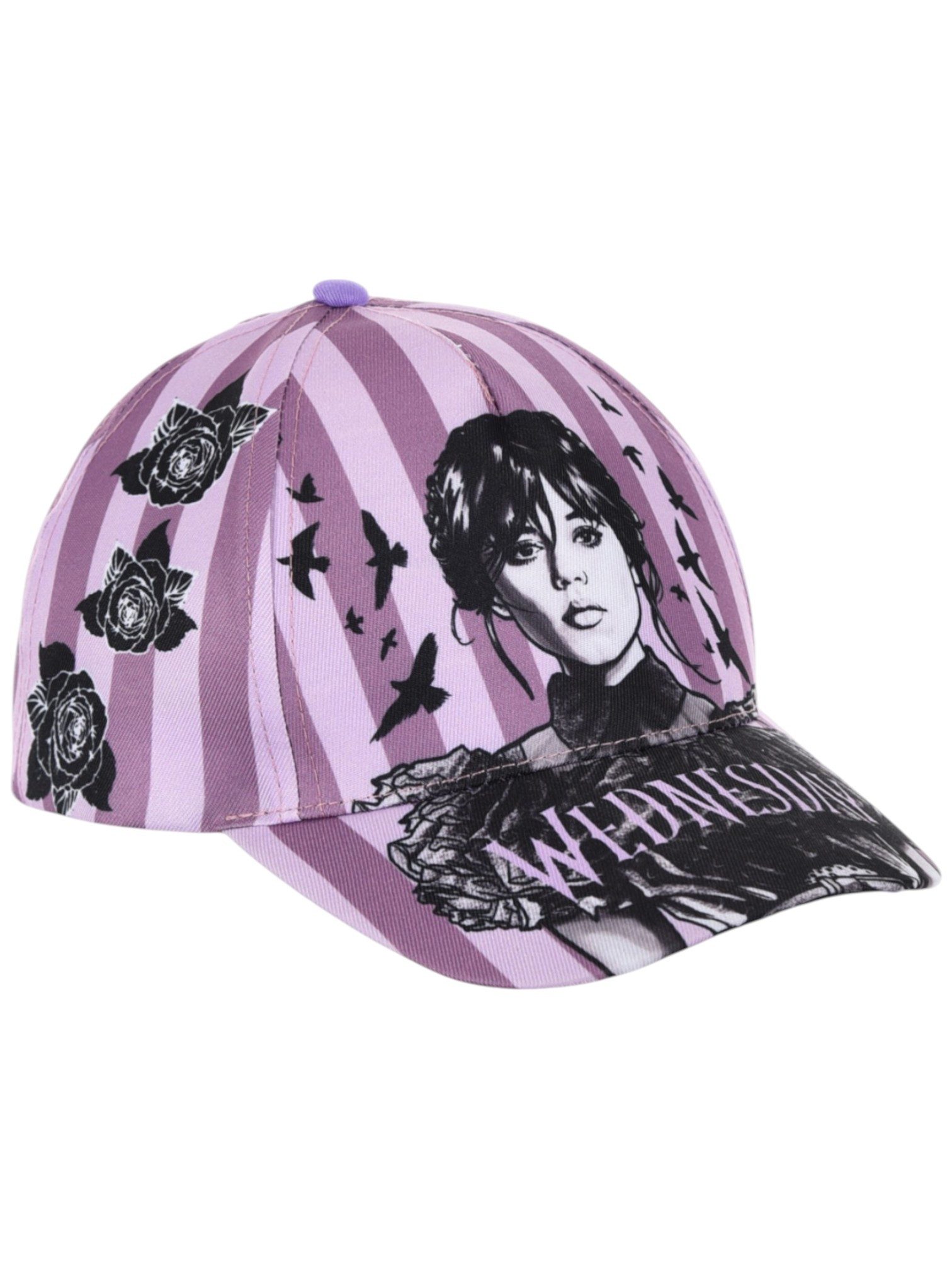 Wednesday Baseball Cap Wednesday Addams Mädchen Sommerkappe Größe 52-54 cm