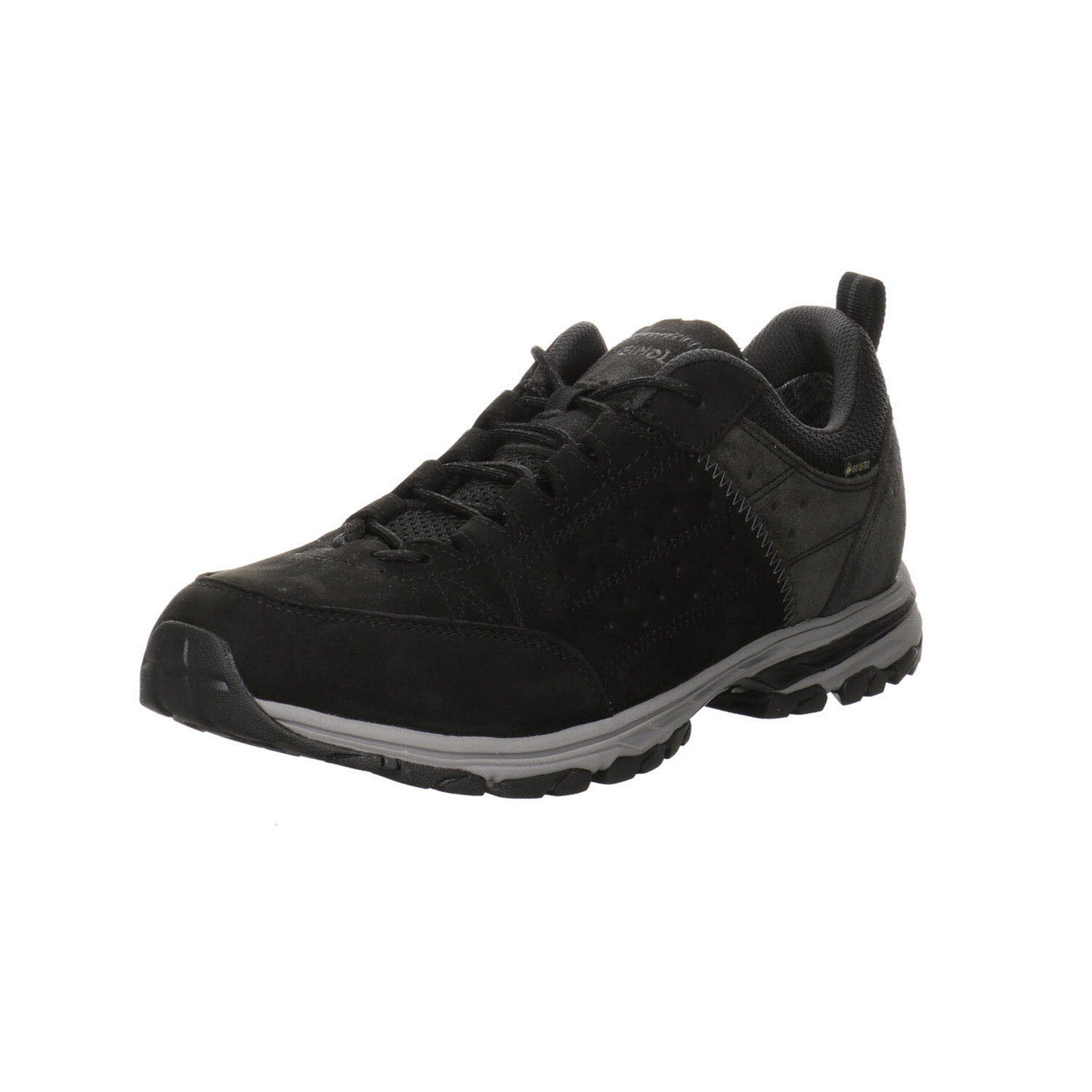 Meindl Herren Outdoor Schuhe Durban GTX Outdoorschuh Outdoorschuh Leder-/Textilkombination schwarz dunkel