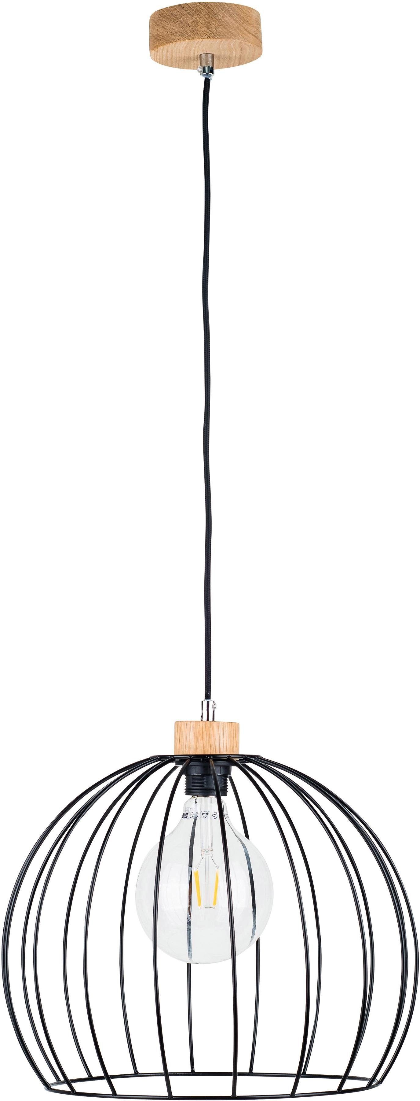BRITOP LIGHTING Pendelleuchte COOP, FSC®-Zertifikat Modernes Hängeleuchte, mit Eichenholz Design, ohne Leuchtmittel