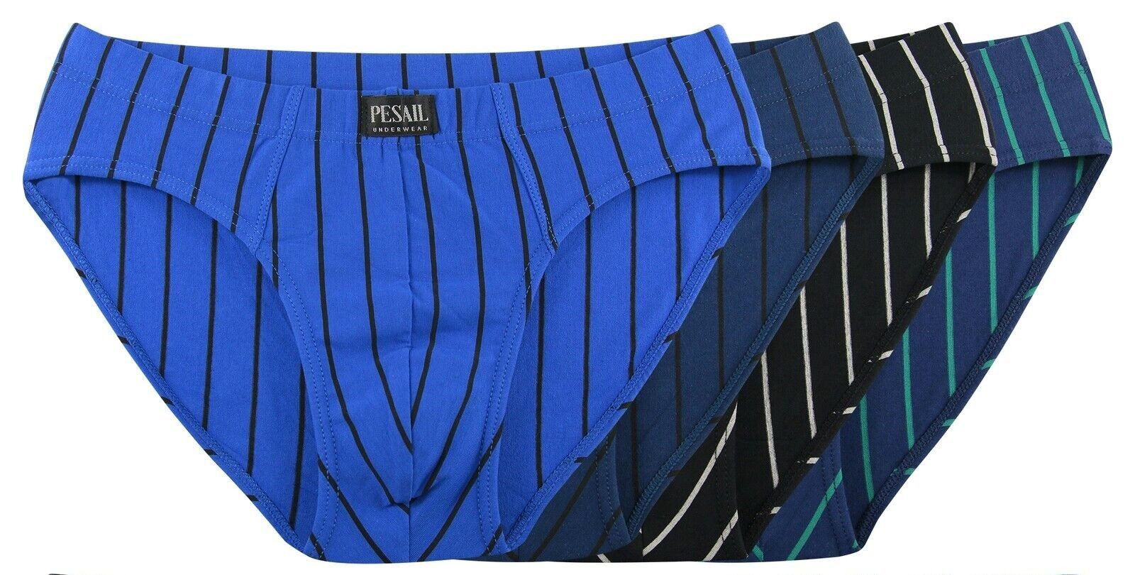 Slip Herrenslip Briefs gestreift Unterhose Baumwolle 4XL - 8XL 4er Pack