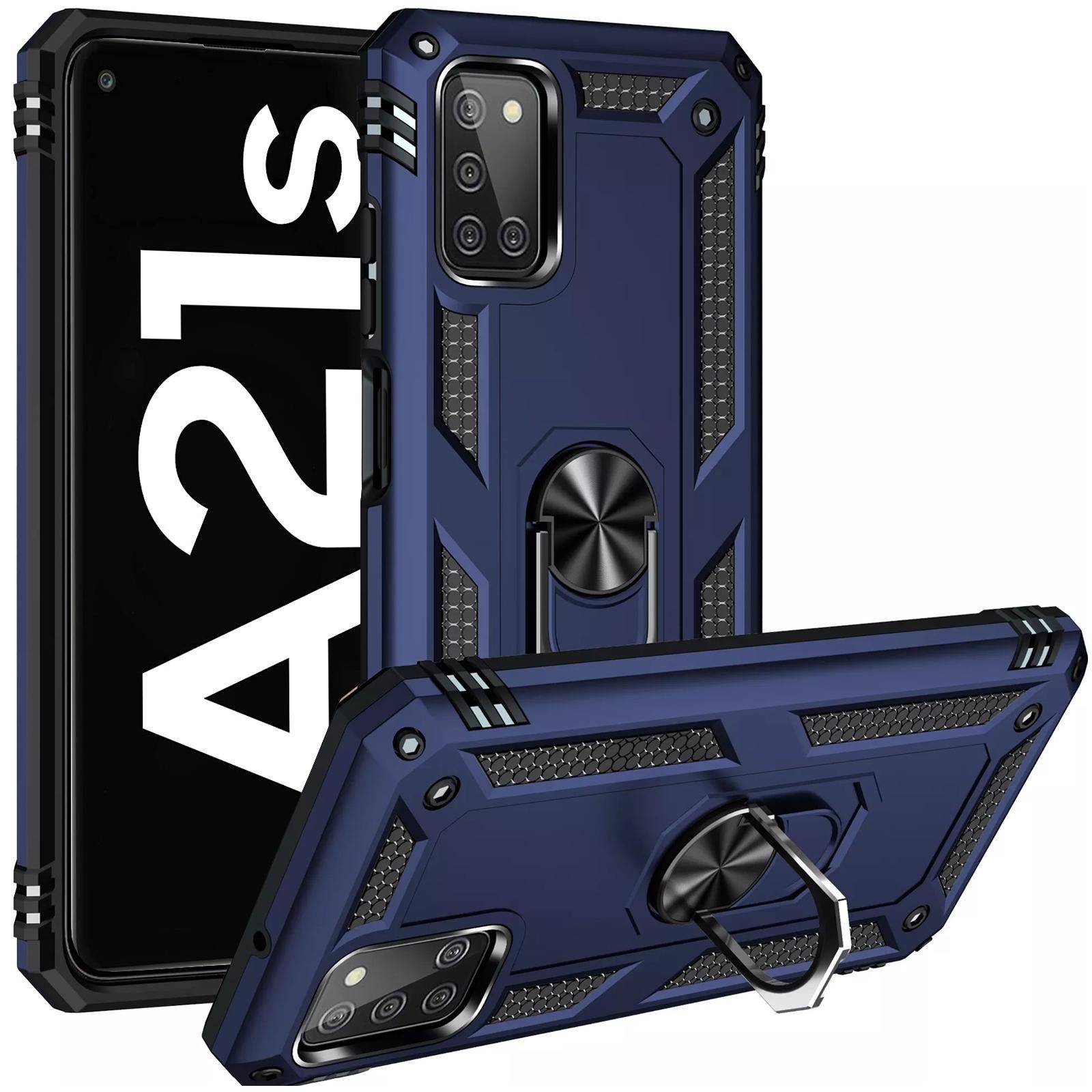 Numerva Handyhülle Schutz Hülle Outdoor Case für Samsung Galaxy A21s, Panzer Hülle Bumper Case Cover