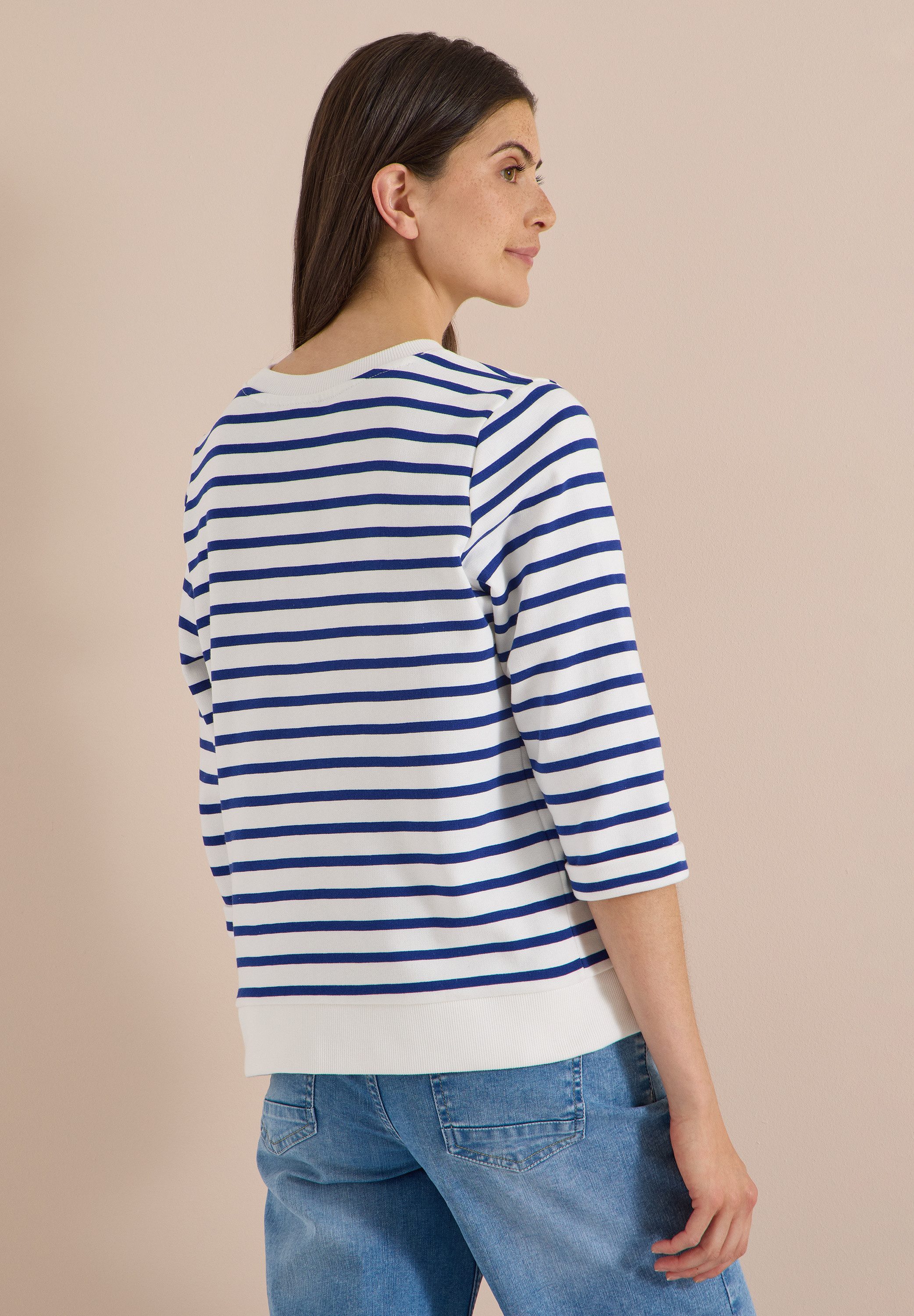 CECIL Sweatshirt mit 3/4 Ärmeln