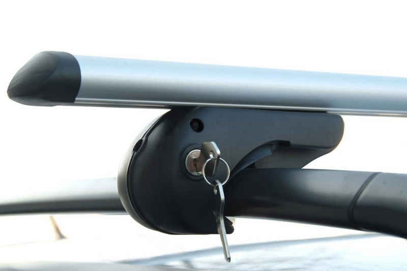VDP Fahrradhalter, Alu Relingträger VDP Rio 135 kompatibel mit Ford Kuga ab 08 Dachträger bis Schloß