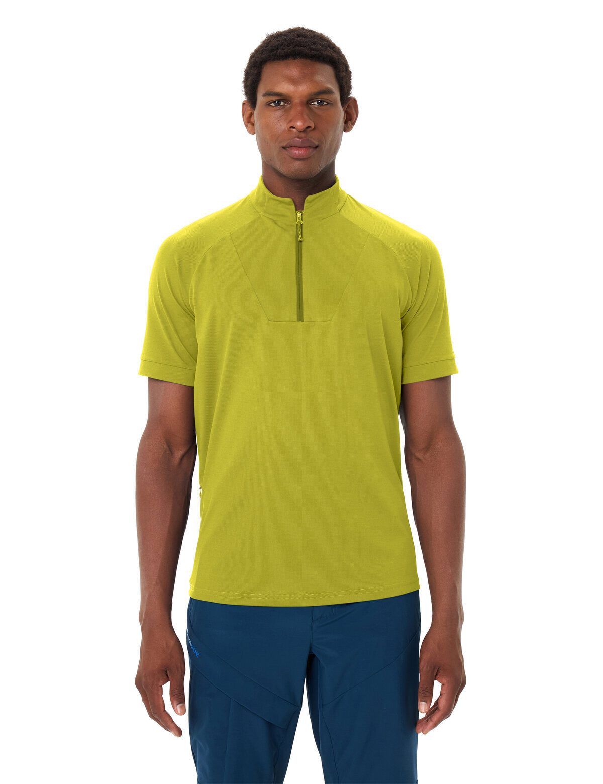 VAUDE T-Shirt Men's Adlux HZ Shirt (1-tlg) atmungsaktives und schnelltrocknendes Radshirt