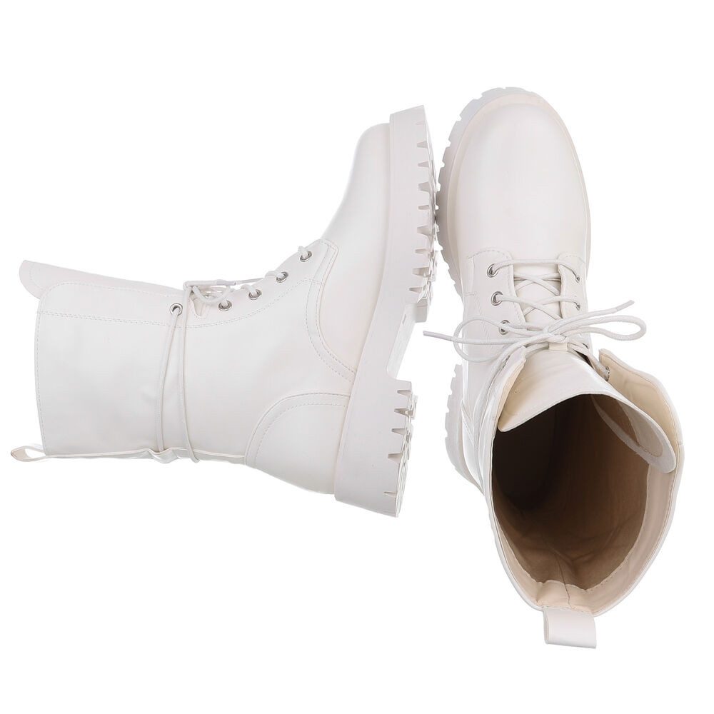 Ital-Design Moderne Damenstiefel mit Schnürung für günstig online kaufen