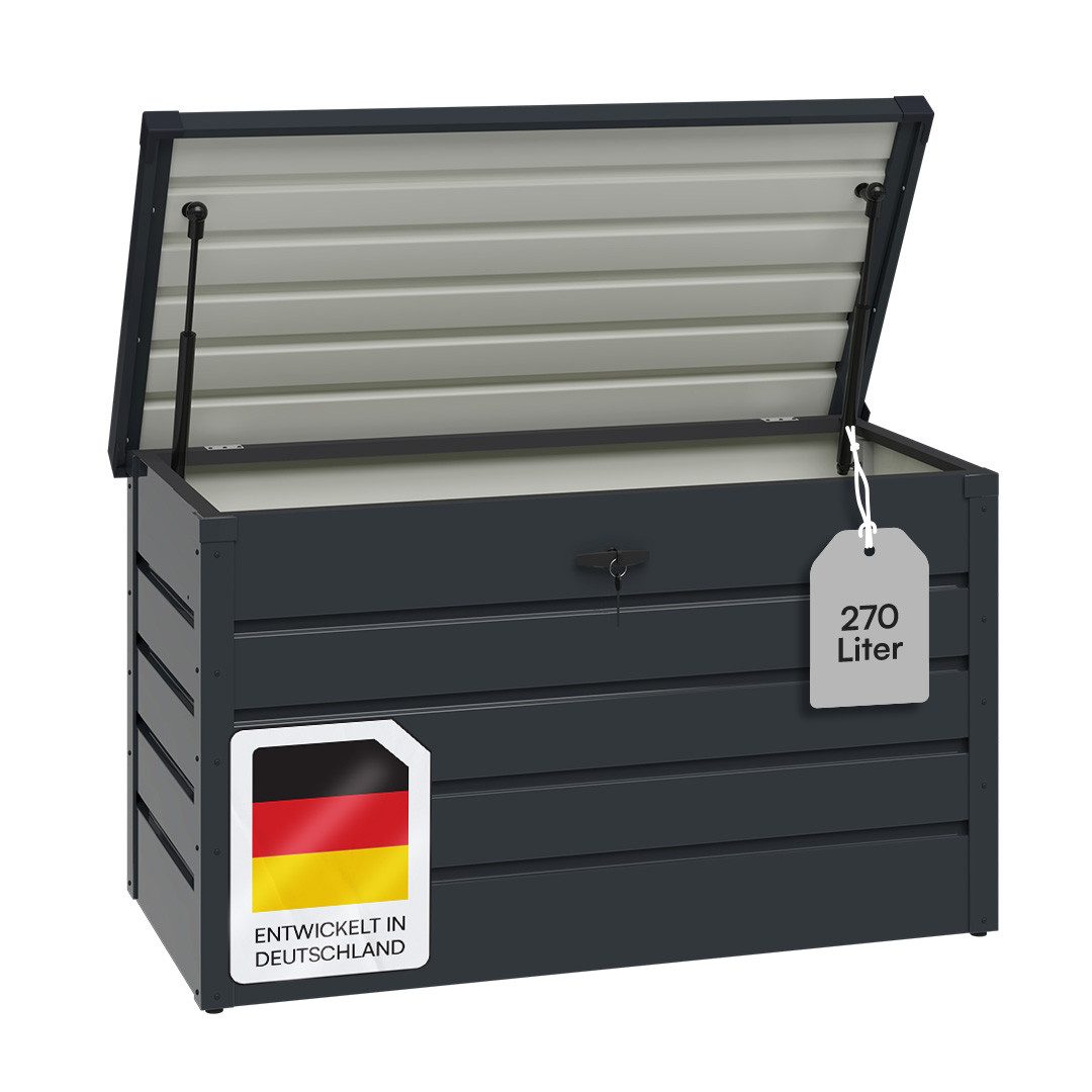 STEELSØN Auflagenbox Dorado (Gartenbox Anthrazit 270l), günstig online kaufen