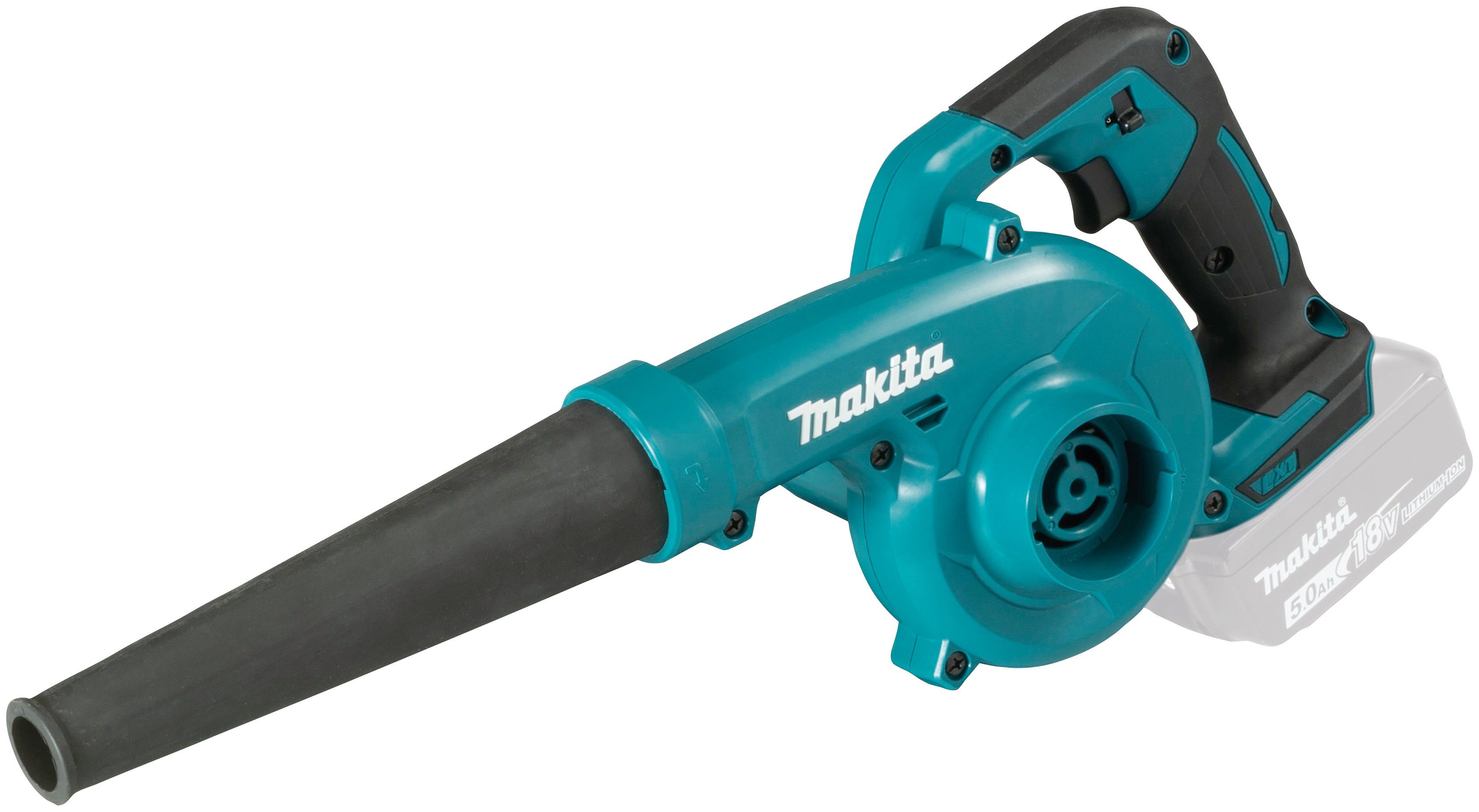 Makita Akku-Gebläse DUB185Z, 18V, 192 m³/h, 98 m/s, 58 mbar, ohne Akku und Ladegerät