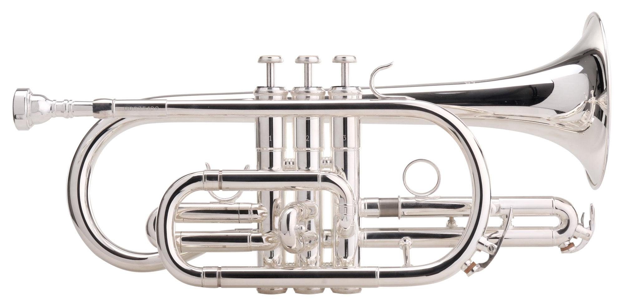 Kornette CR-400 Bb-Kornett (Messing, Ventile Edelstahl, Stimmzug Neusilber
