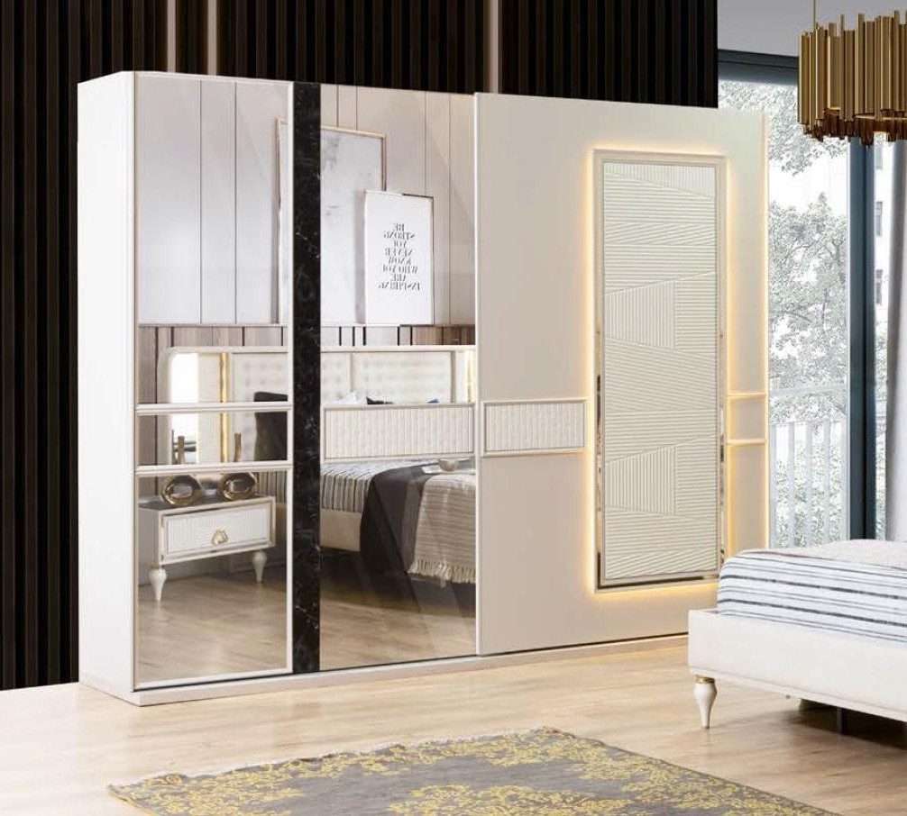 Xlmoebel Kleiderschrank Moderner Schrank für stilvolle Schlafzimmer-Einrichtung (Kleiderschrank, 1-St., Kleiderschrank) Made in Europa