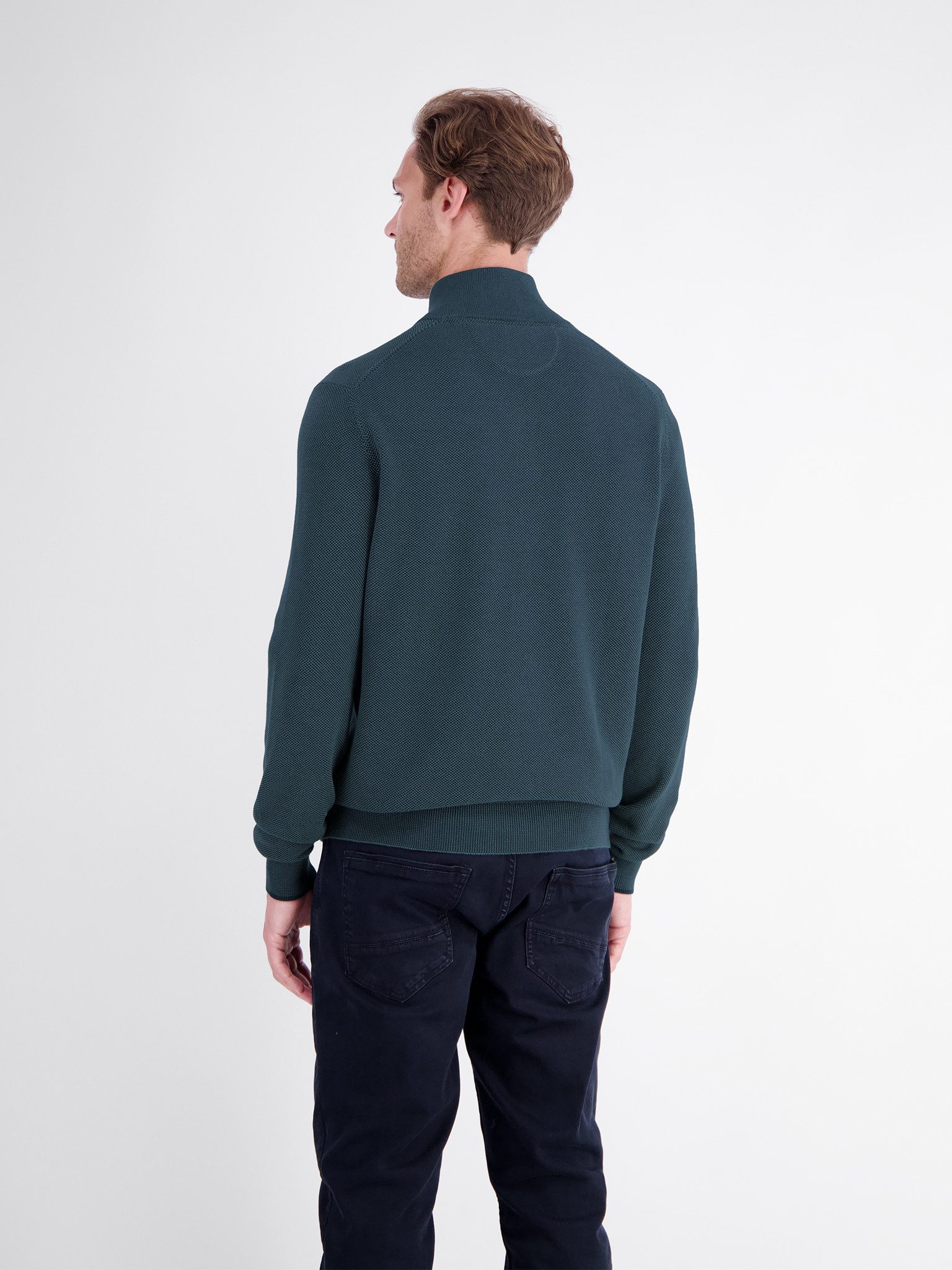 LERROS Strickjacke mit Reißverschluss und Strehkragen – Bild 2 von 4