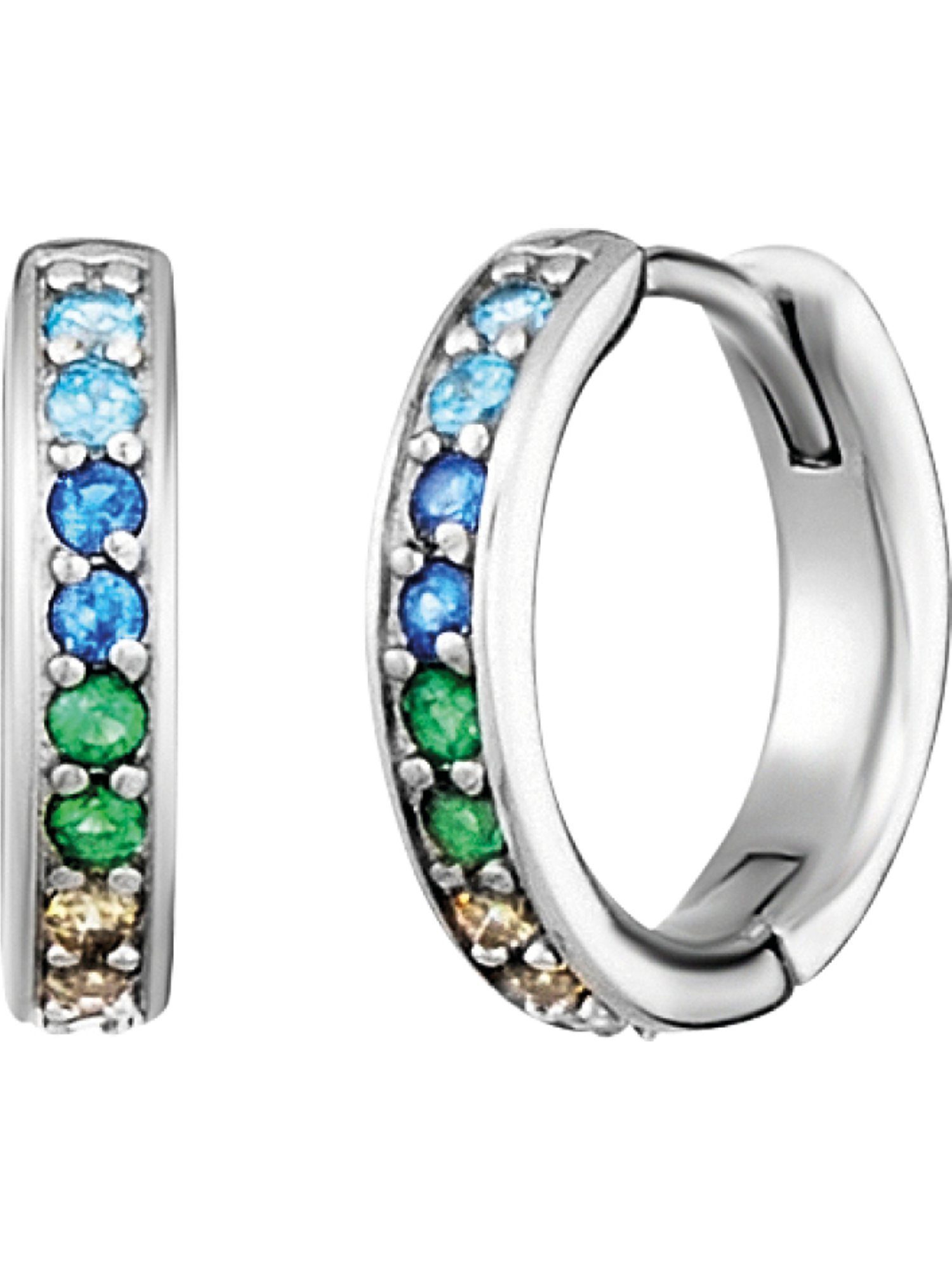 Engelsrufer Paar Серьги-кольца Engelsrufer Damen-Creolen 925er Silber Zirkonia (Paar)
