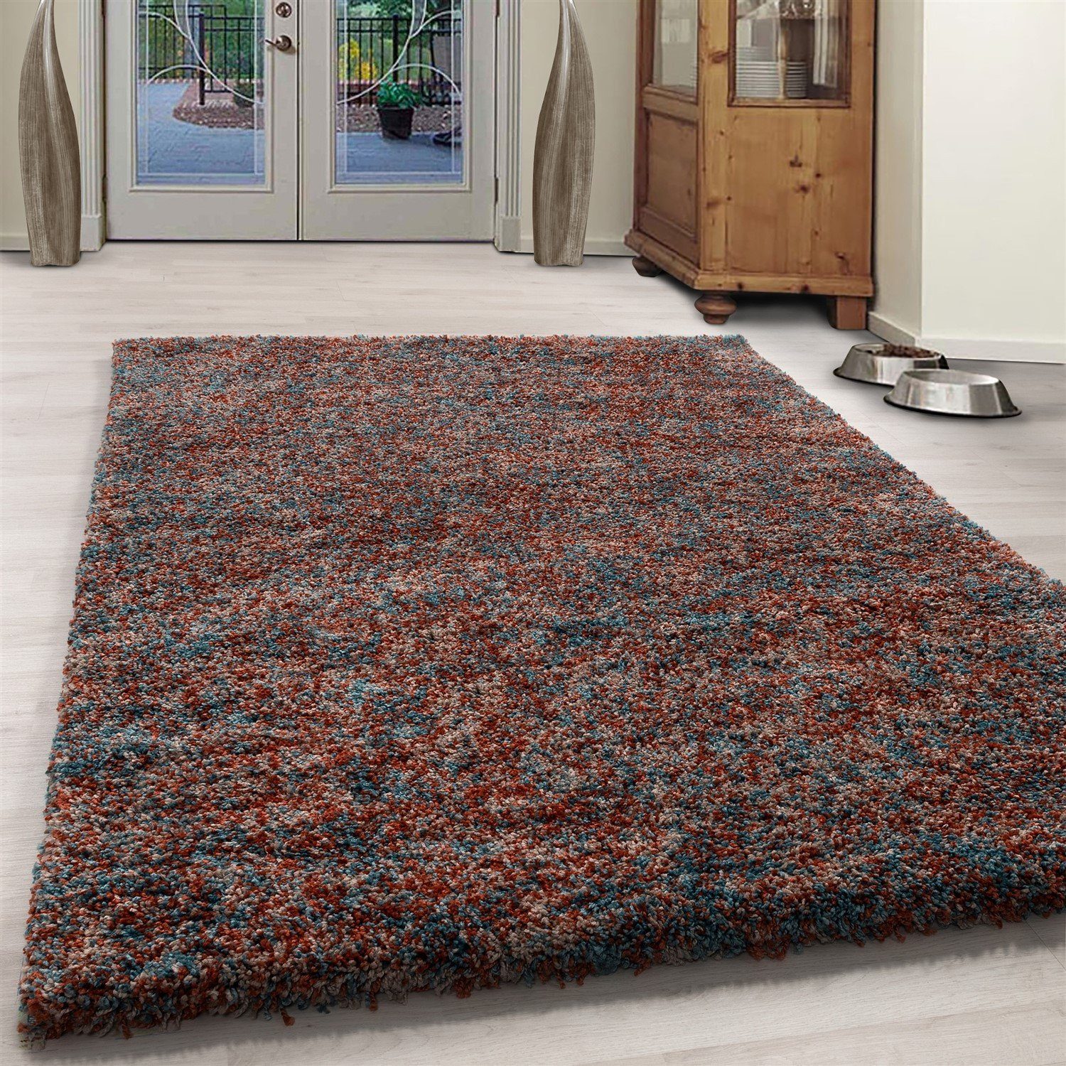 30 mm, Florhöhe Hochflor-Teppich Terra Giantore, rechteck