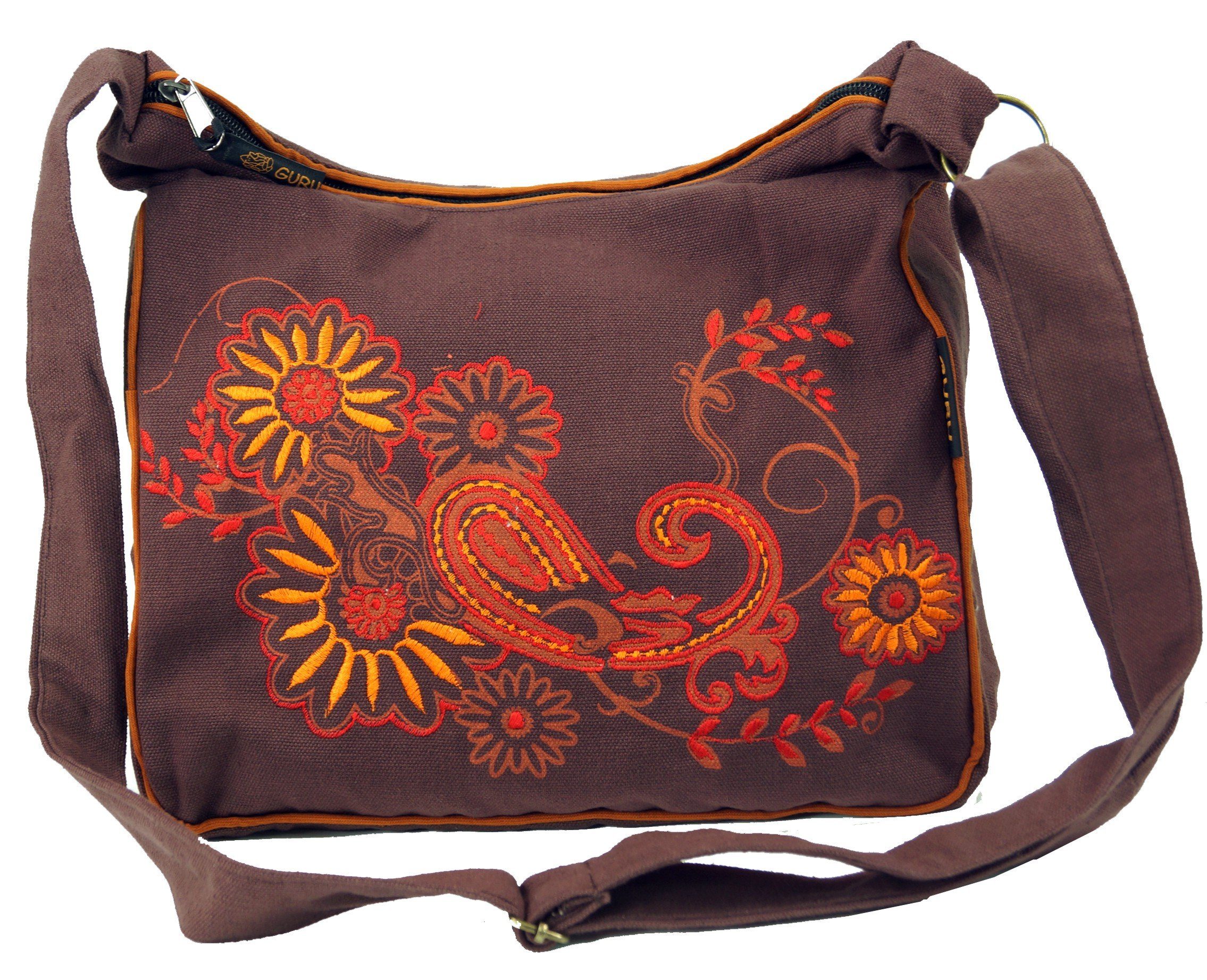 Guru-Shop Schultertasche Schultertasche, Hippie Tasche, Goa Tasche -..