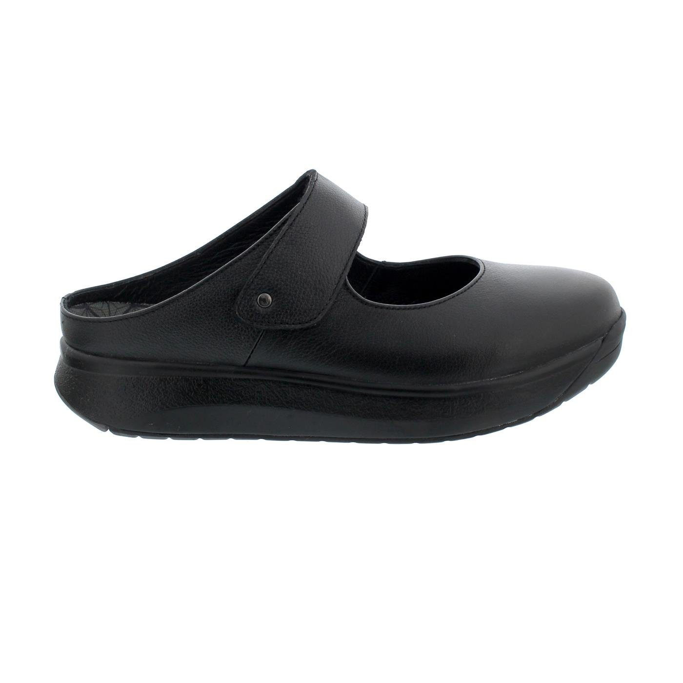 Joya Joya Vanessa Black Clog, Full Grain Leather, Senso-Sohle, Kategorie Em Clog