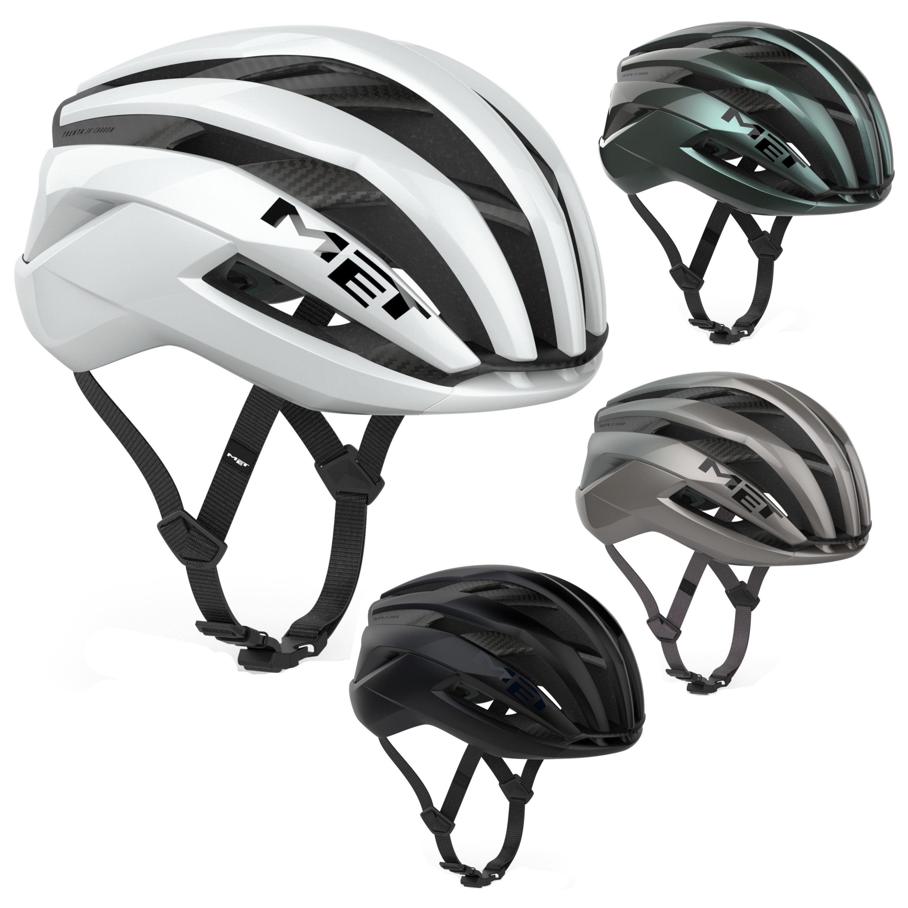 MET Fahrradhelm Trenta 3K Carbon Gravelhelm Rennradhelm