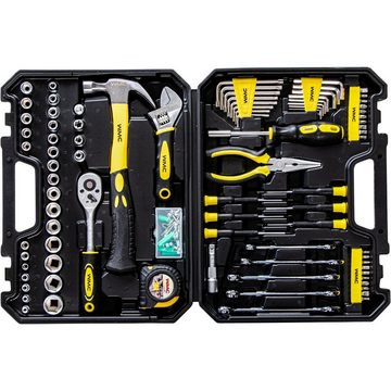 WMC Tools Werkzeugset, (128-St), Werkzeugsatz Heimwerker Werkzeug Set Werkzeugkasten