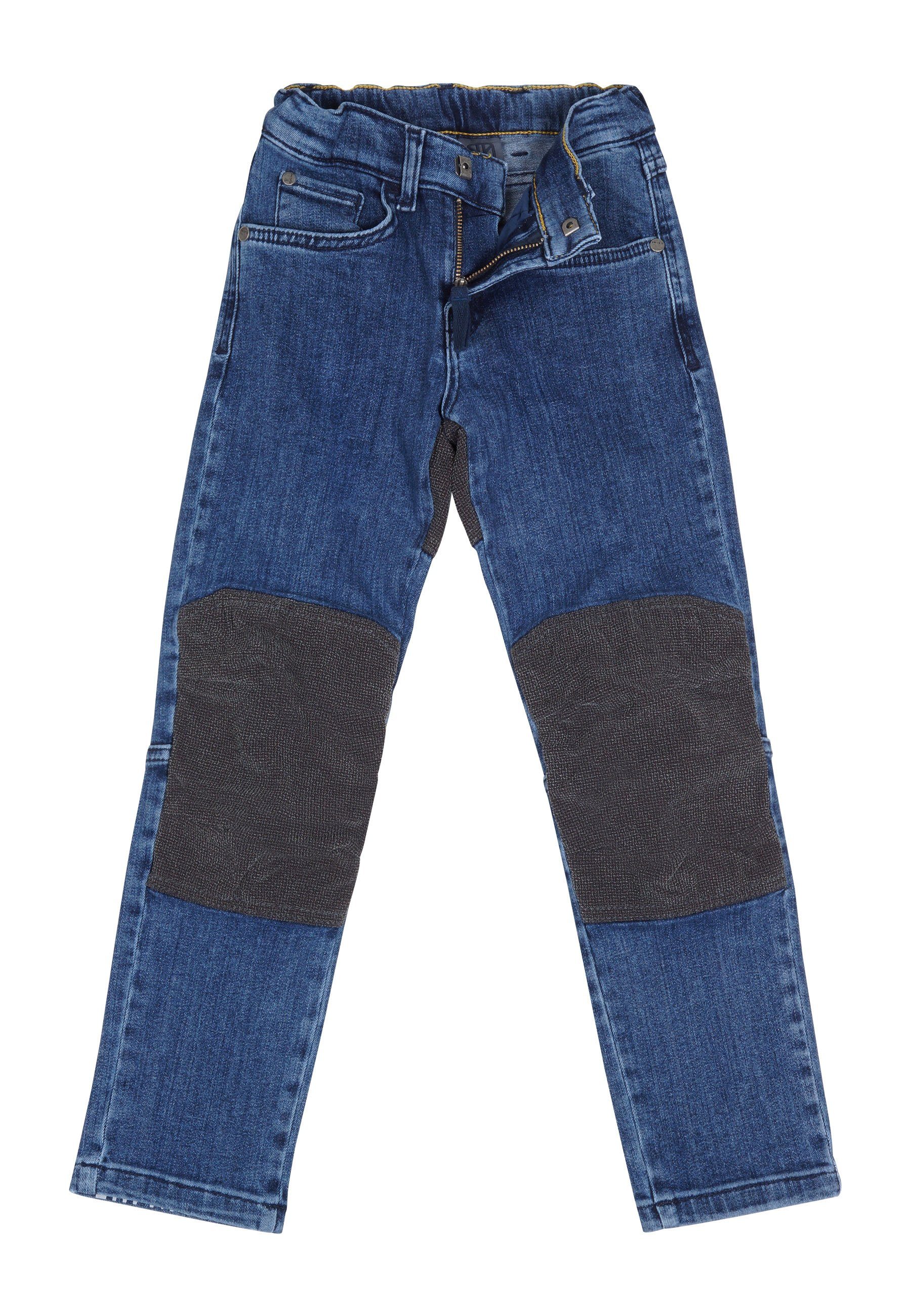 Elkline Arbeitslatzhose Bestboy Five-Pocket-Stretch mit Besatz robust blue - denim