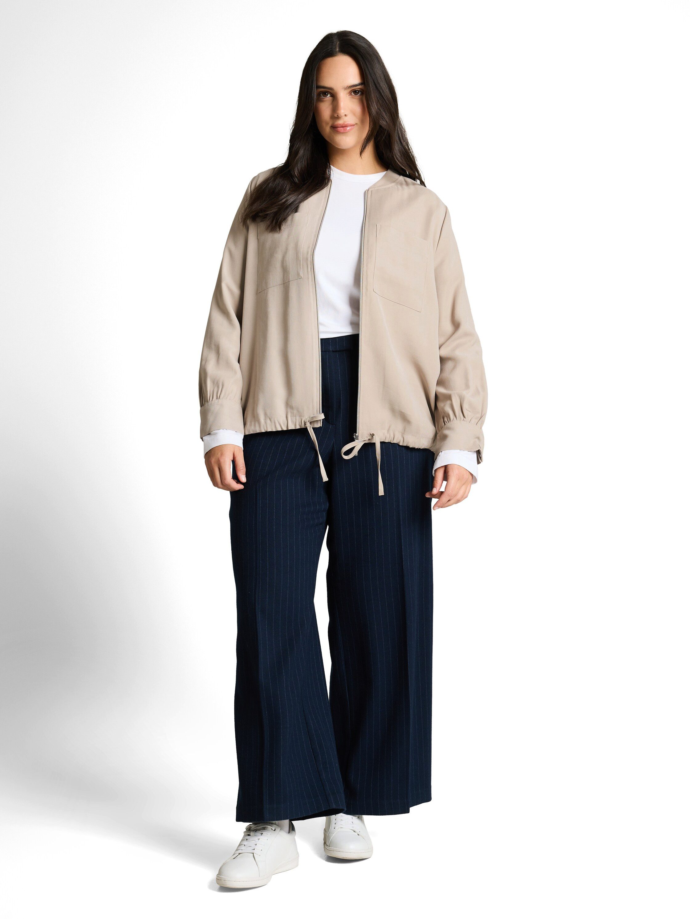 TOM TAILOR PLUS Jackenblazer mit Tunnelzug