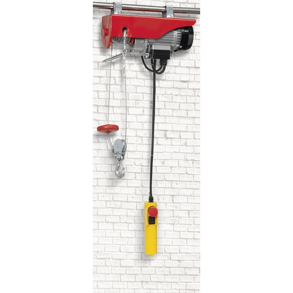 TOOLCRAFT Kettenflaschenzug TOOLCRAFT 1550315 Elektrischer Seilhebezug Tragfähigkeit (mit Umlenkro