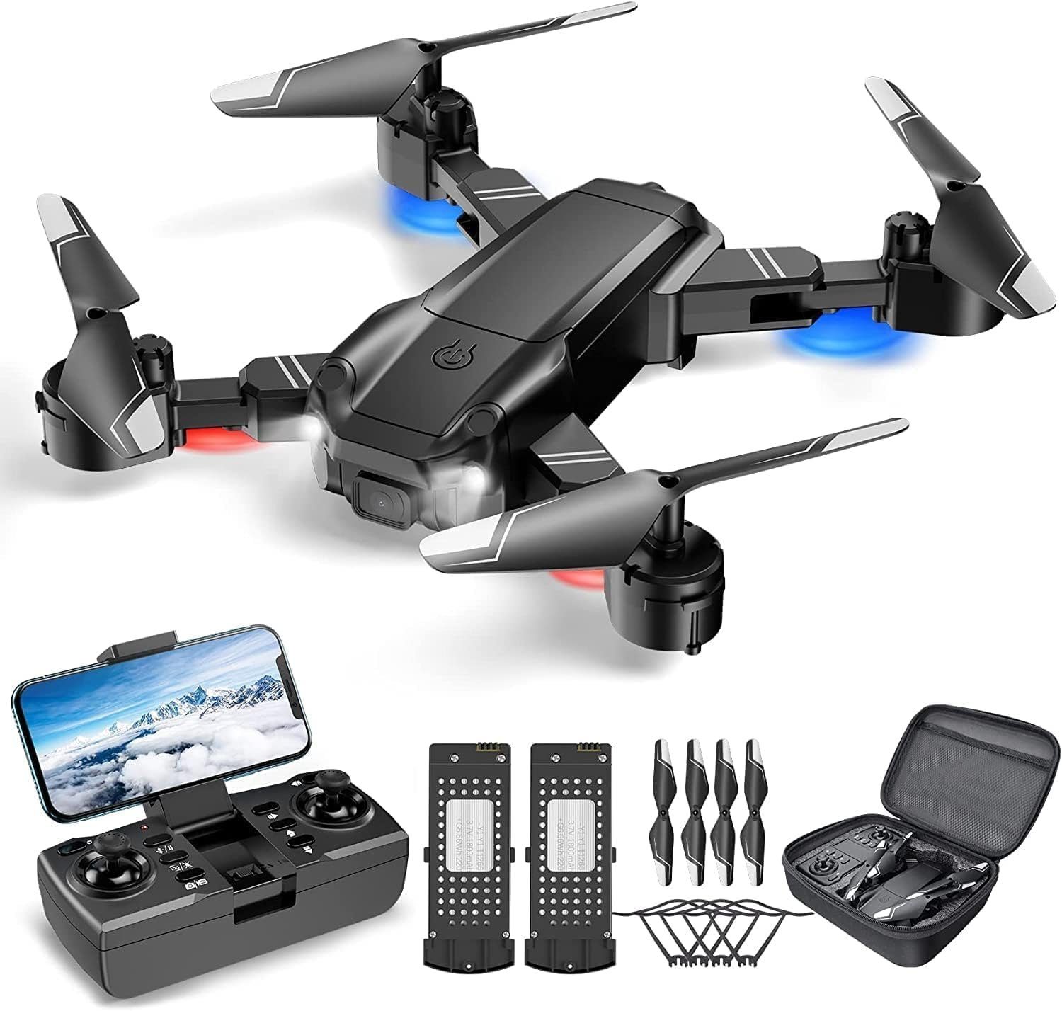 MAETOT Drohne (Quadcopter für Kinder Erwachsene Anfänger Geschenke Jungenspielzeug)