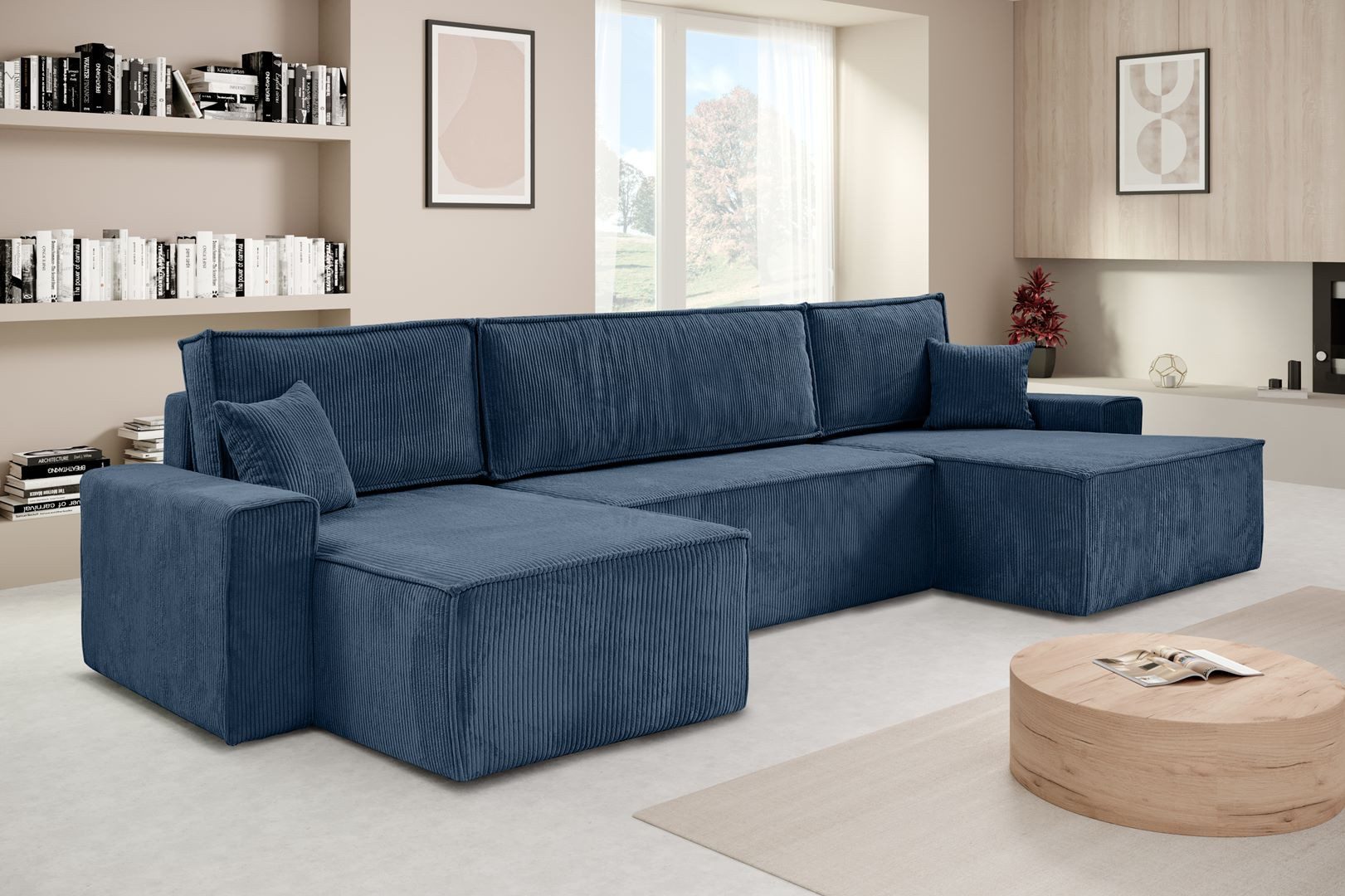 Beautysofa Ecksofa mit Bettkasten, im Cordstoff HEKTOR U, mit Schlaffunktio günstig online kaufen