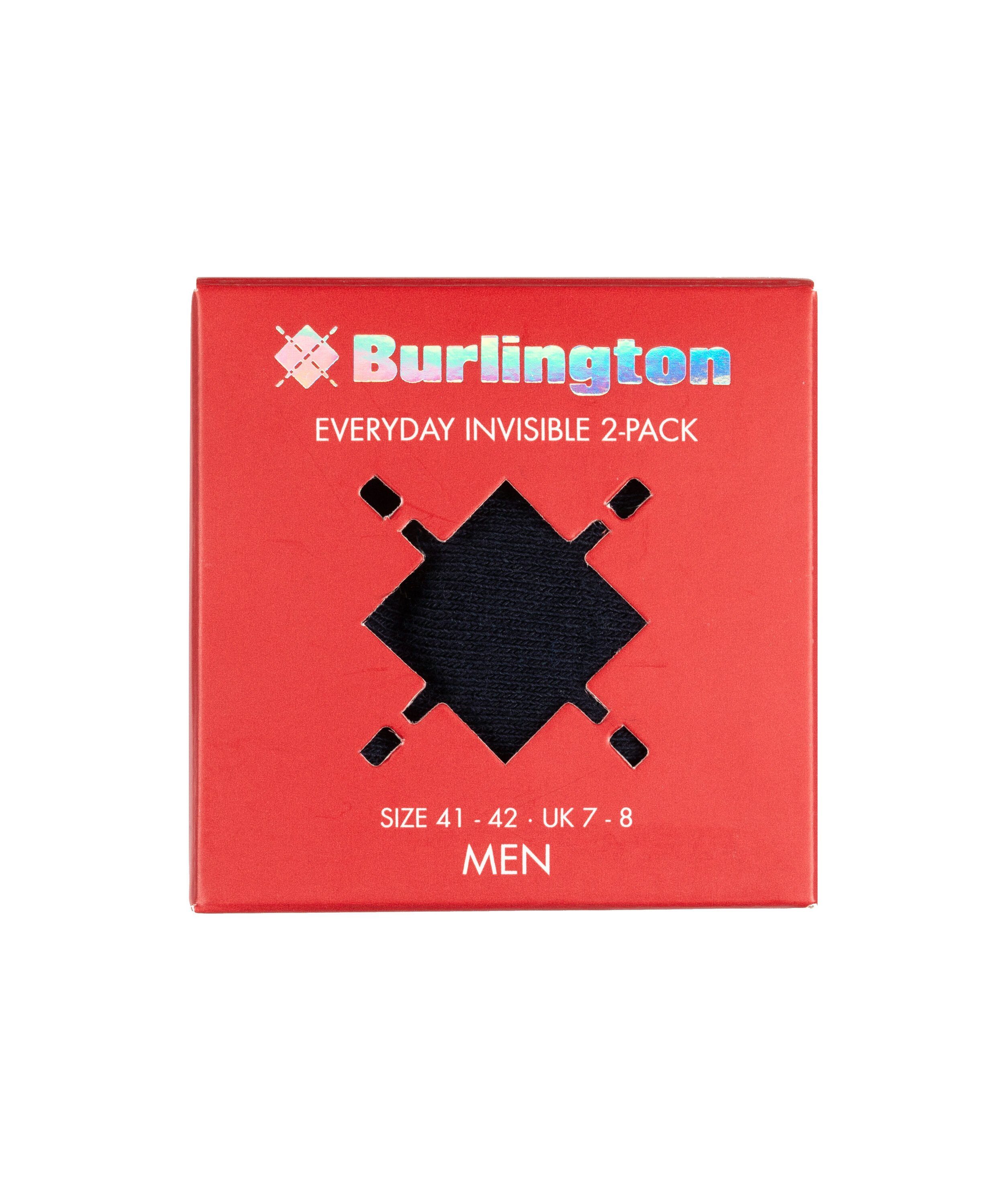 Burlington 2-Pack Box marine mit (6120) Everyday Füßlinge Anti-Slip-System