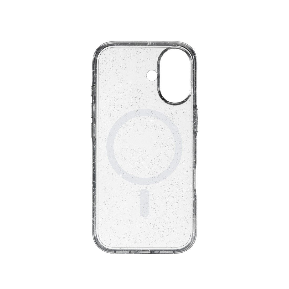 White Diamonds Smartphone-Hülle Cover "Mag Glitter" für Apple iPhone 17, Transparent, Anti-Vergilbung, Kraztschutz, Stoßfeste Ecken