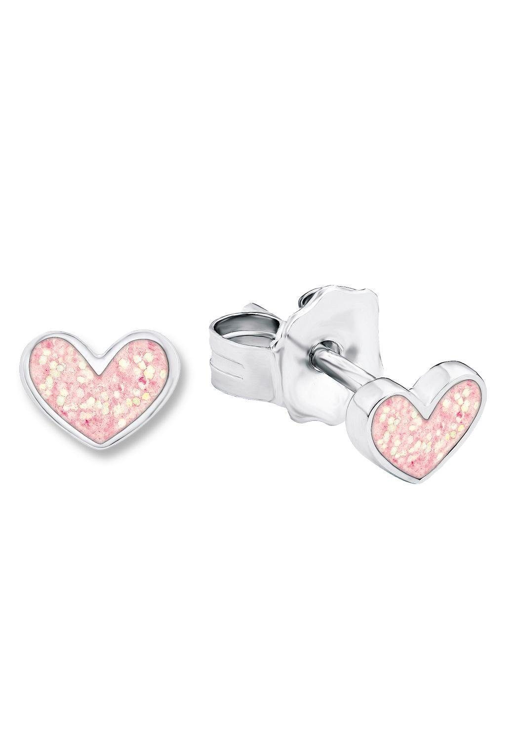 Prinzessin Lillifee Paar Ohrstecker Herz, Emaille
