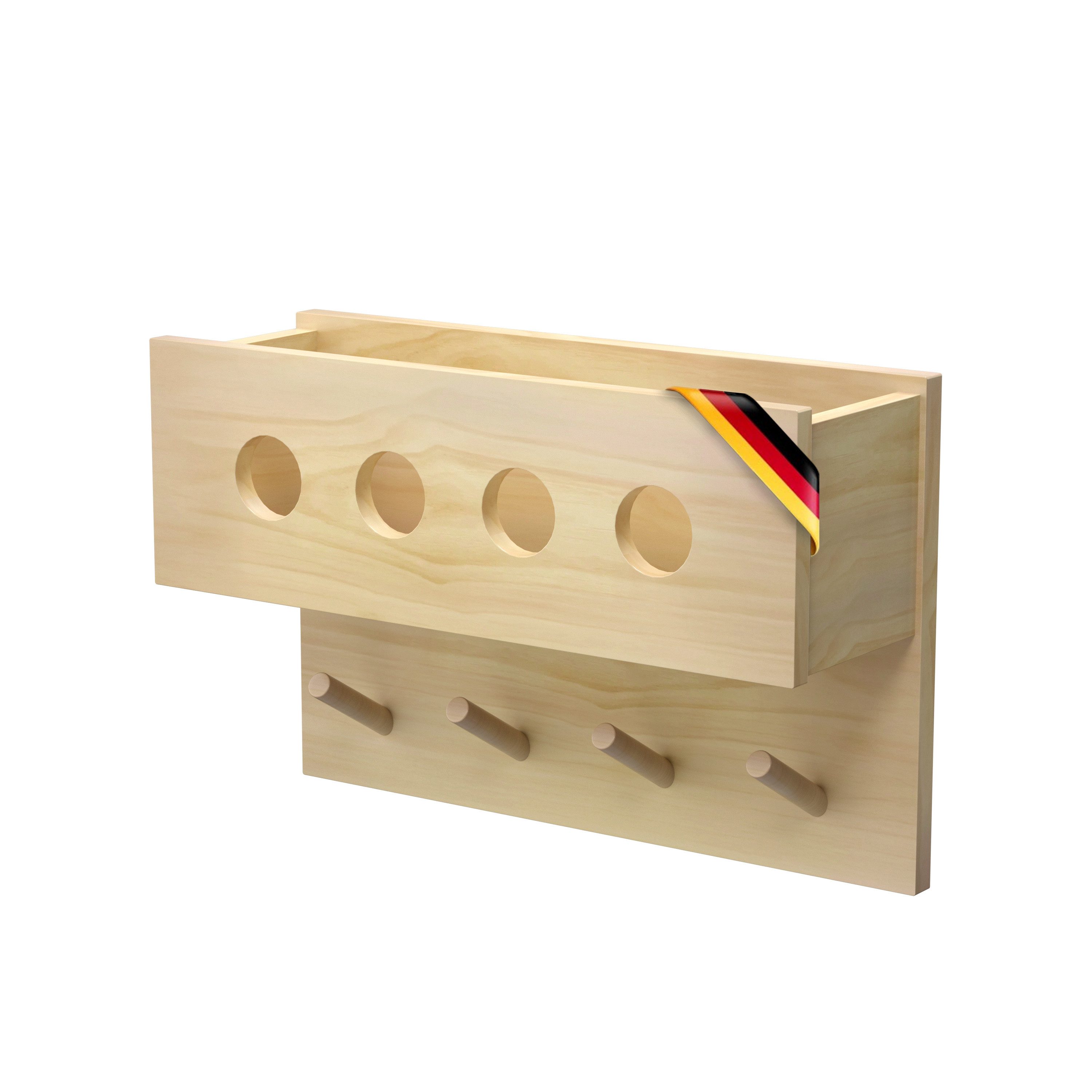 CADANI Garderobenleiste Kindergarderobe WUBO (Kindergarderobe, 1 günstig online kaufen