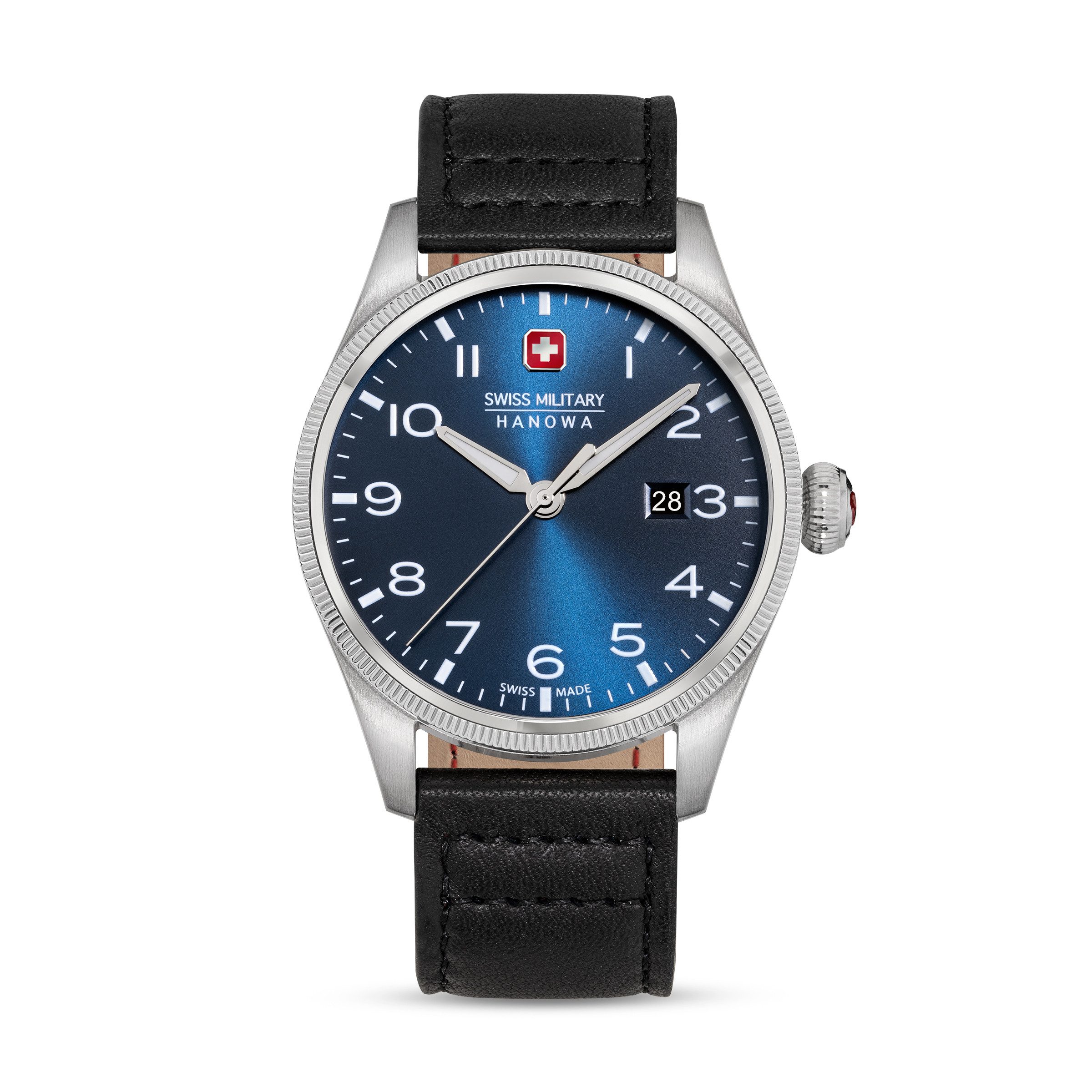 Swiss Military Hanowa Quarzuhr Quarzuhr Herrenuhr 43 Quarz Herren günstig online kaufen
