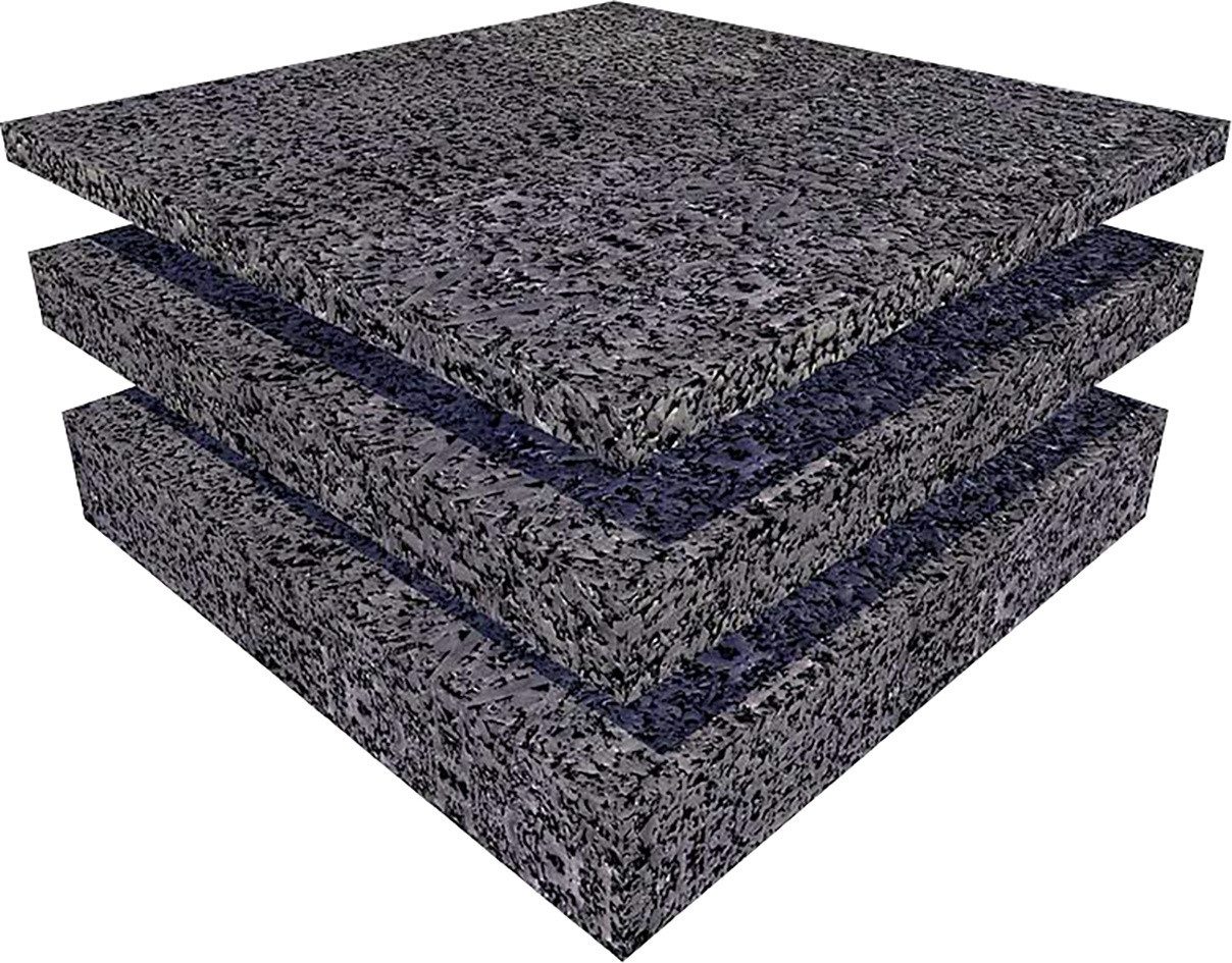 HSI Terrassendielen HSI Terra Ground Unterlegpads für Terrasse 7 x 7