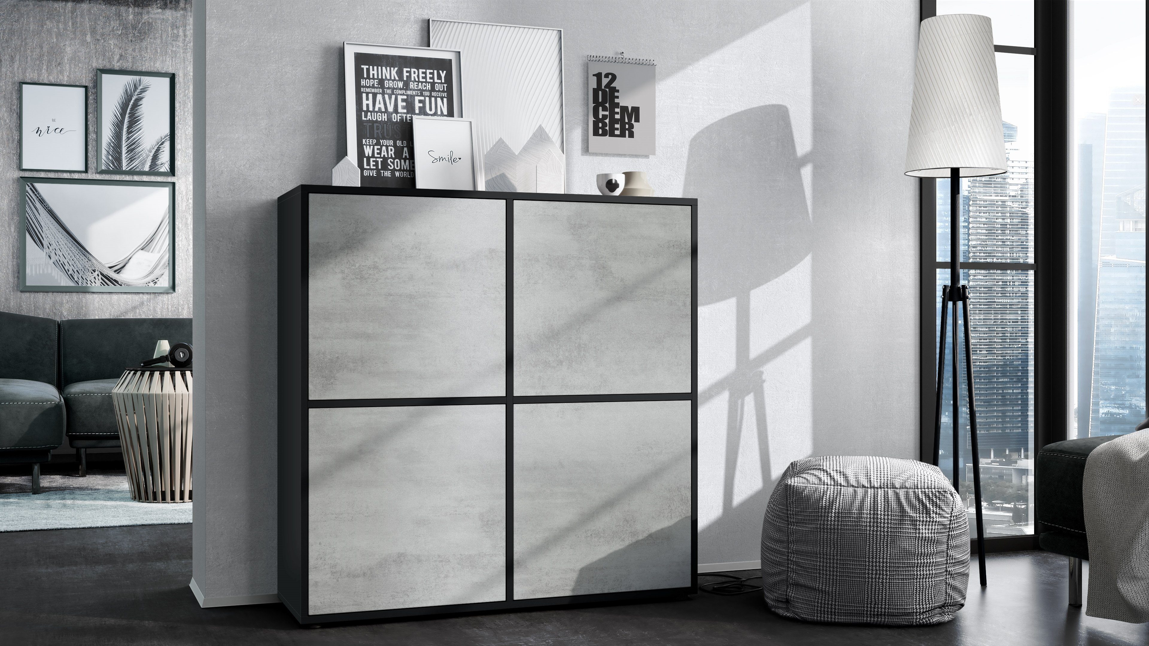 Vladon Highboard Cuba V2 (Schrank, 104 günstig online kaufen